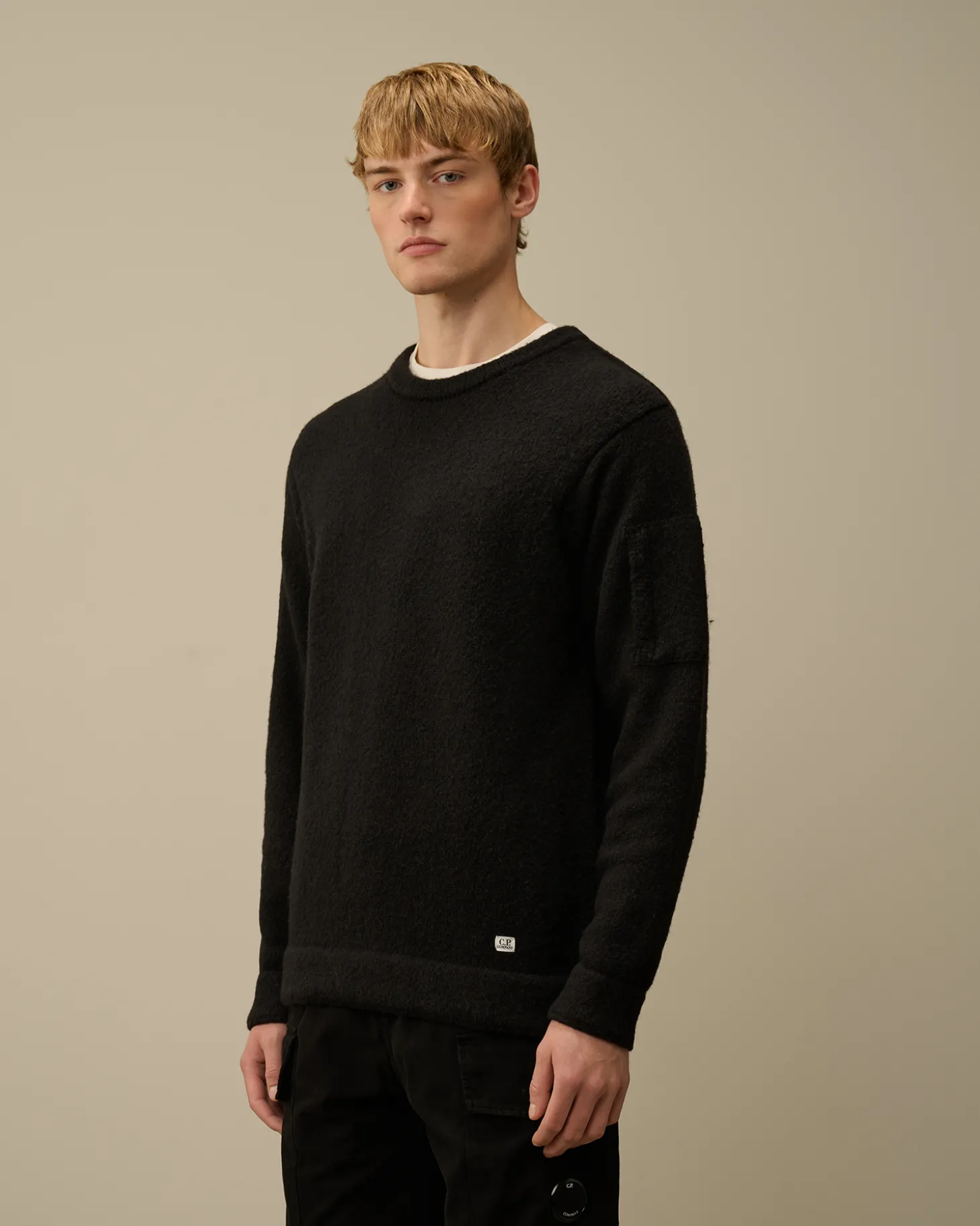 Alpaca Soft Crewneck Knit<C.P. Company Best Sale