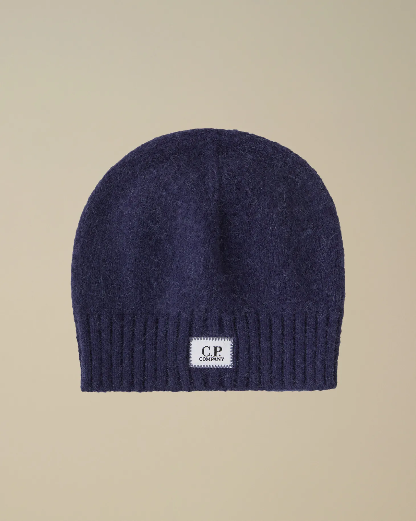 Alpaca Soft Logo Beanie<C.P. Company Store