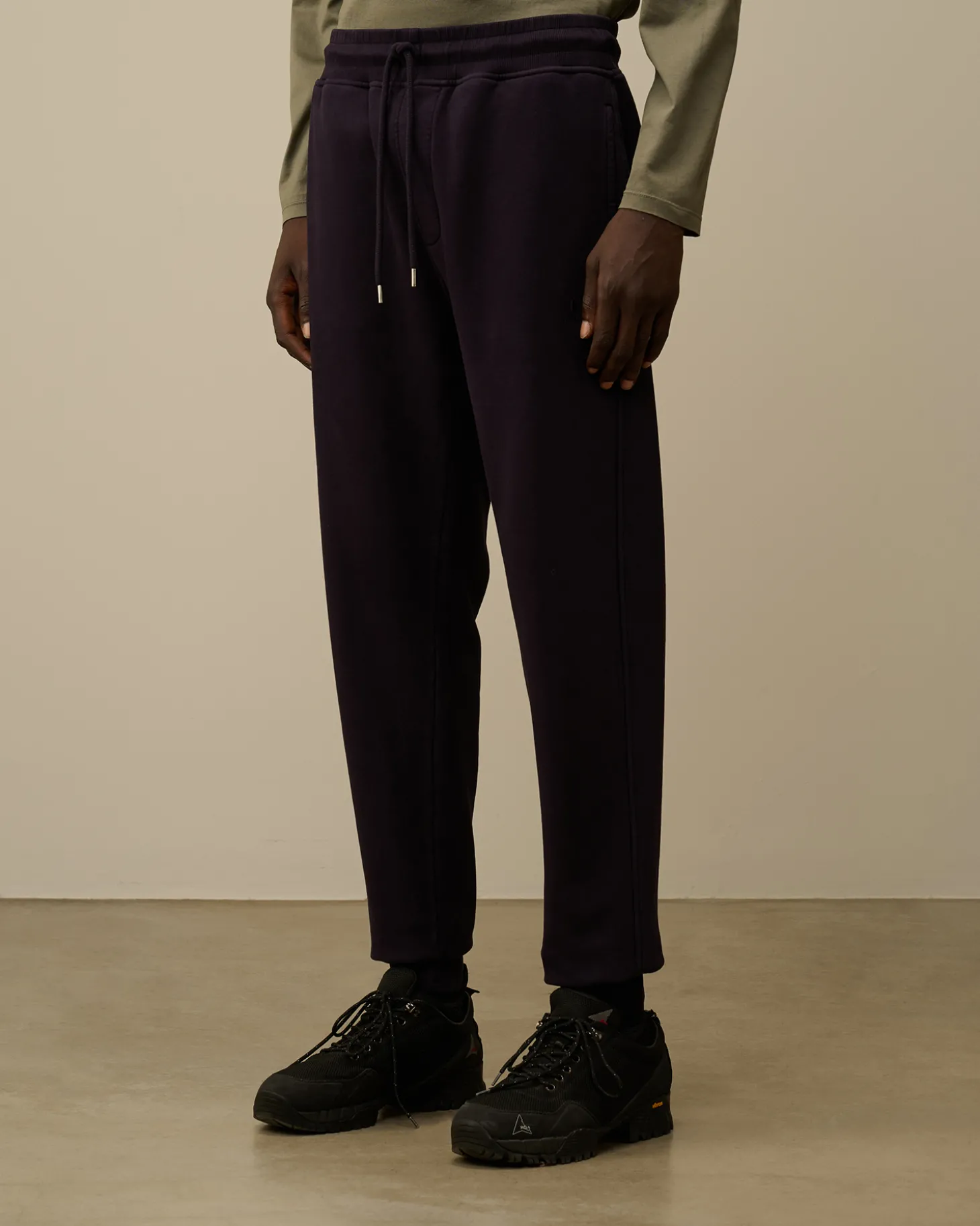 Brushed and Emerized Diagonal Fleece Cargo Sweatpants<C.P. Company Cheap