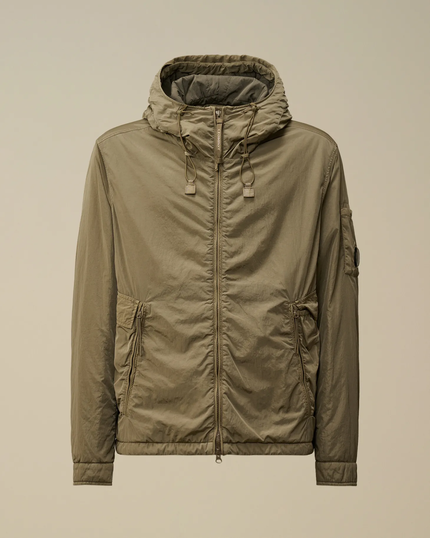 Chrome-R Hooded Padded Jacket<C.P. Company Hot