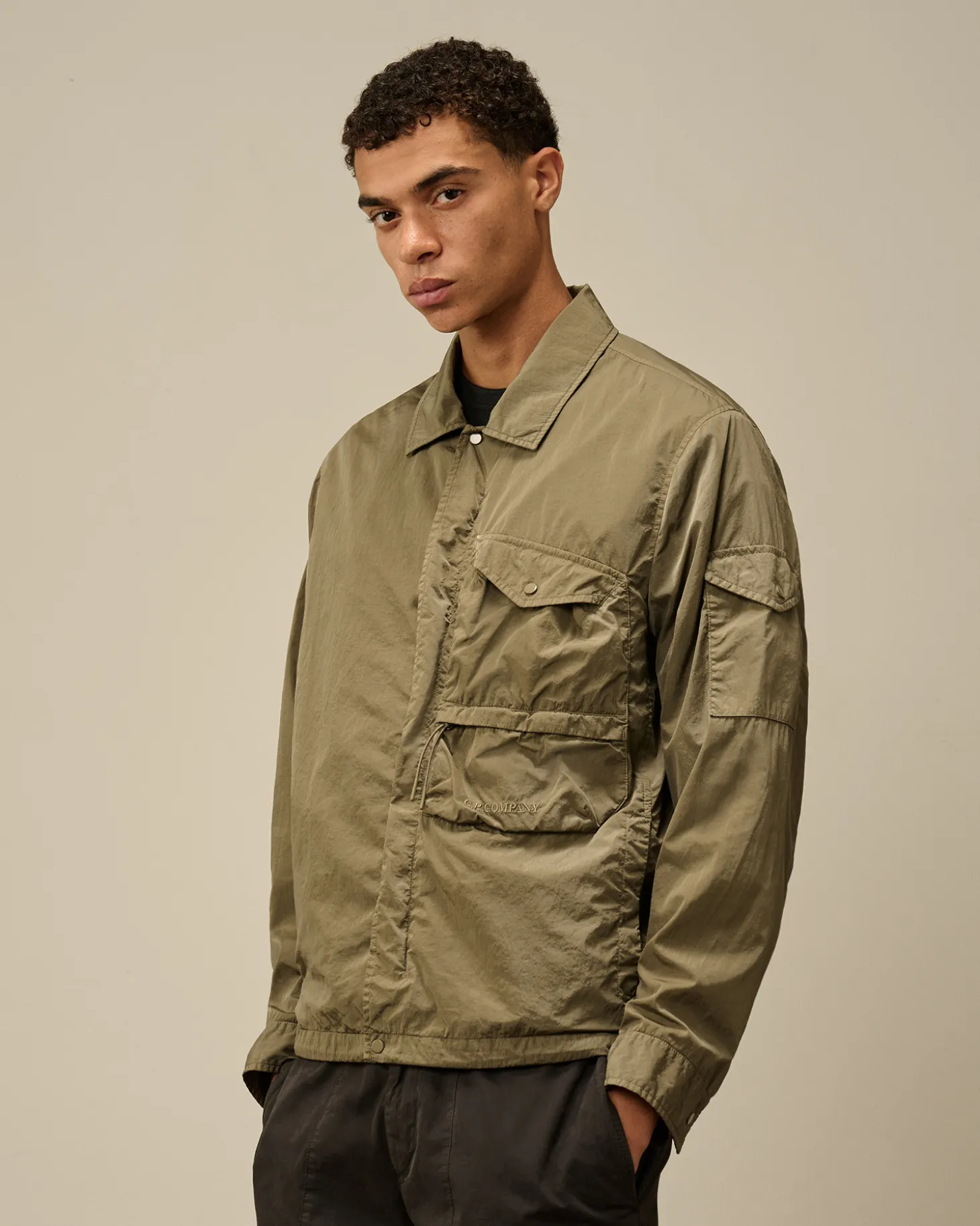 Chrome-R Utility Overshirt<C.P. Company Flash Sale