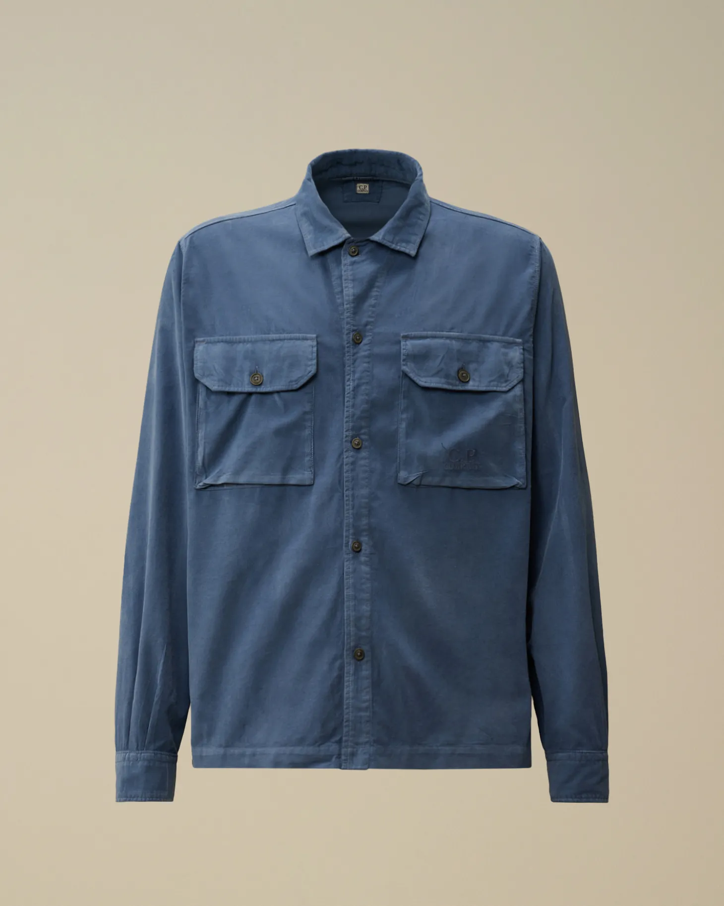 Corduroy Buttoned Overshirt<C.P. Company Cheap