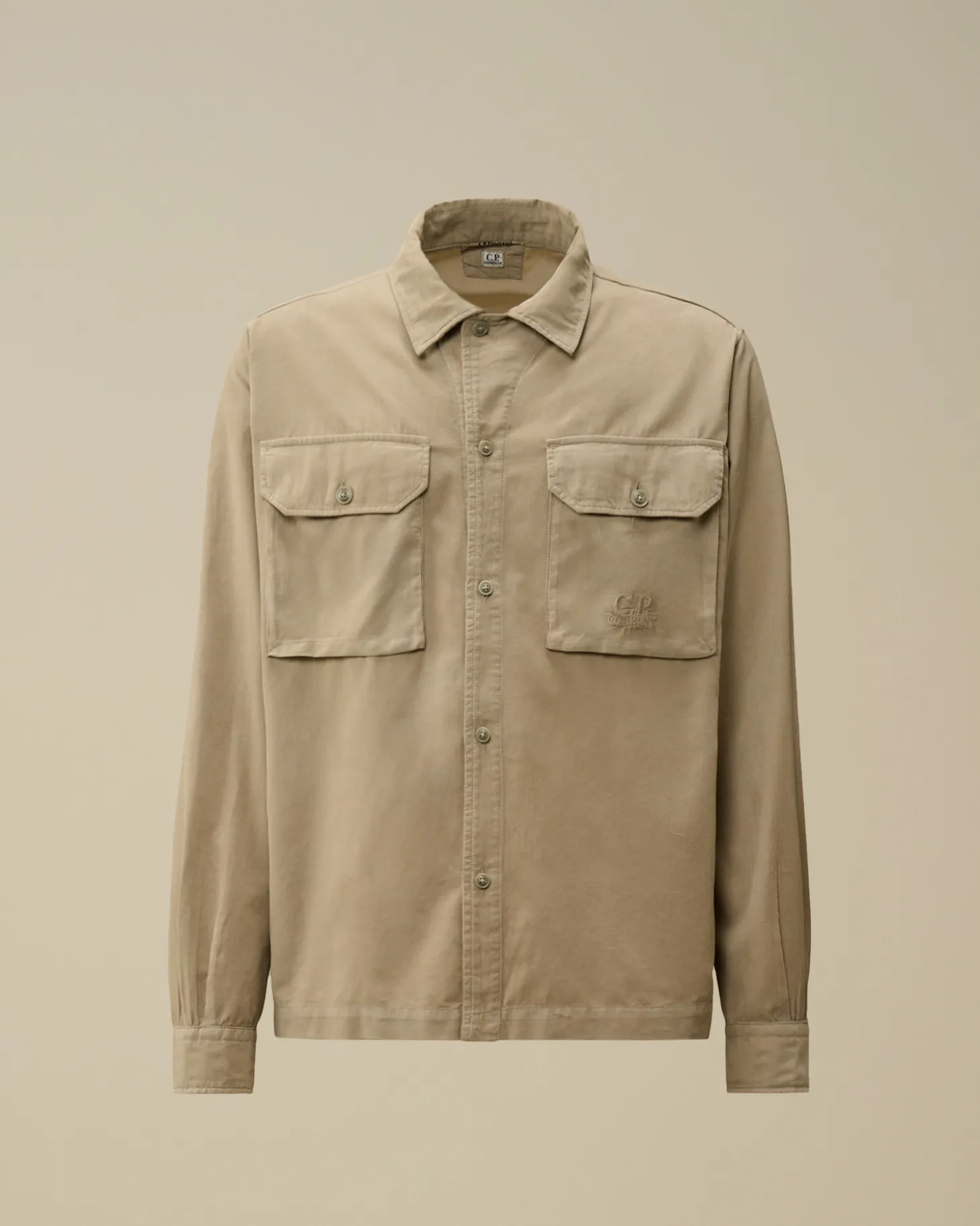 Corduroy Buttoned Overshirt<C.P. Company Sale