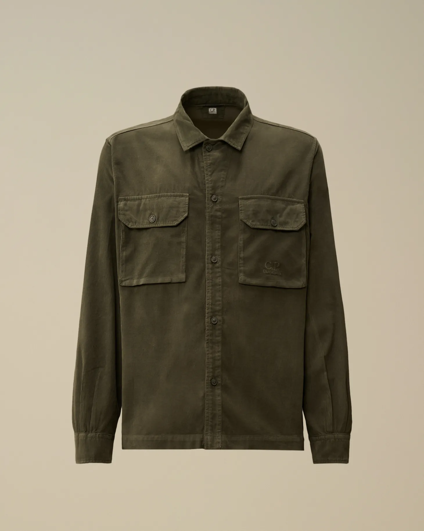 Corduroy Buttoned Overshirt<C.P. Company Cheap