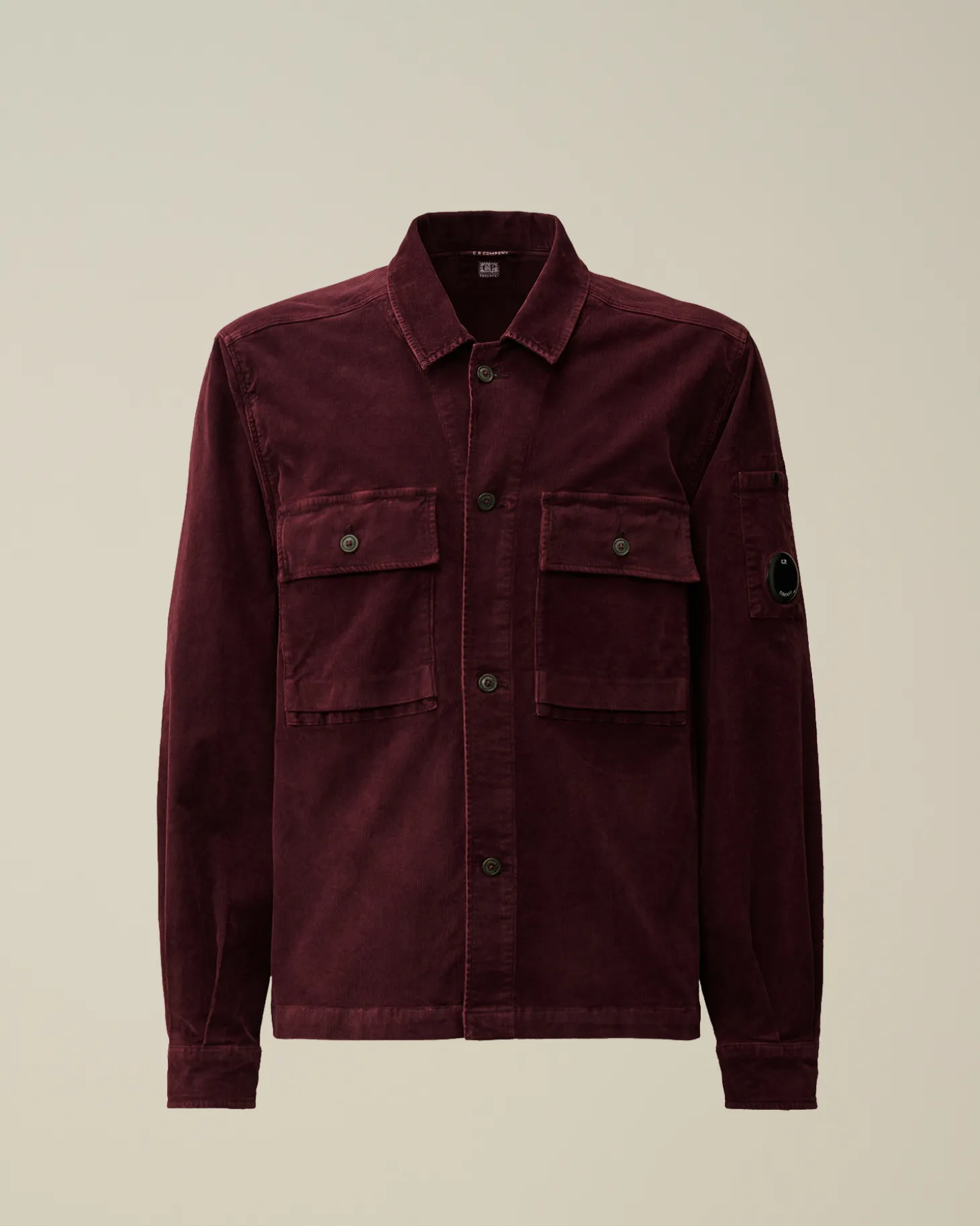 Corduroy Buttoned Utility Overshirt<C.P. Company Clearance