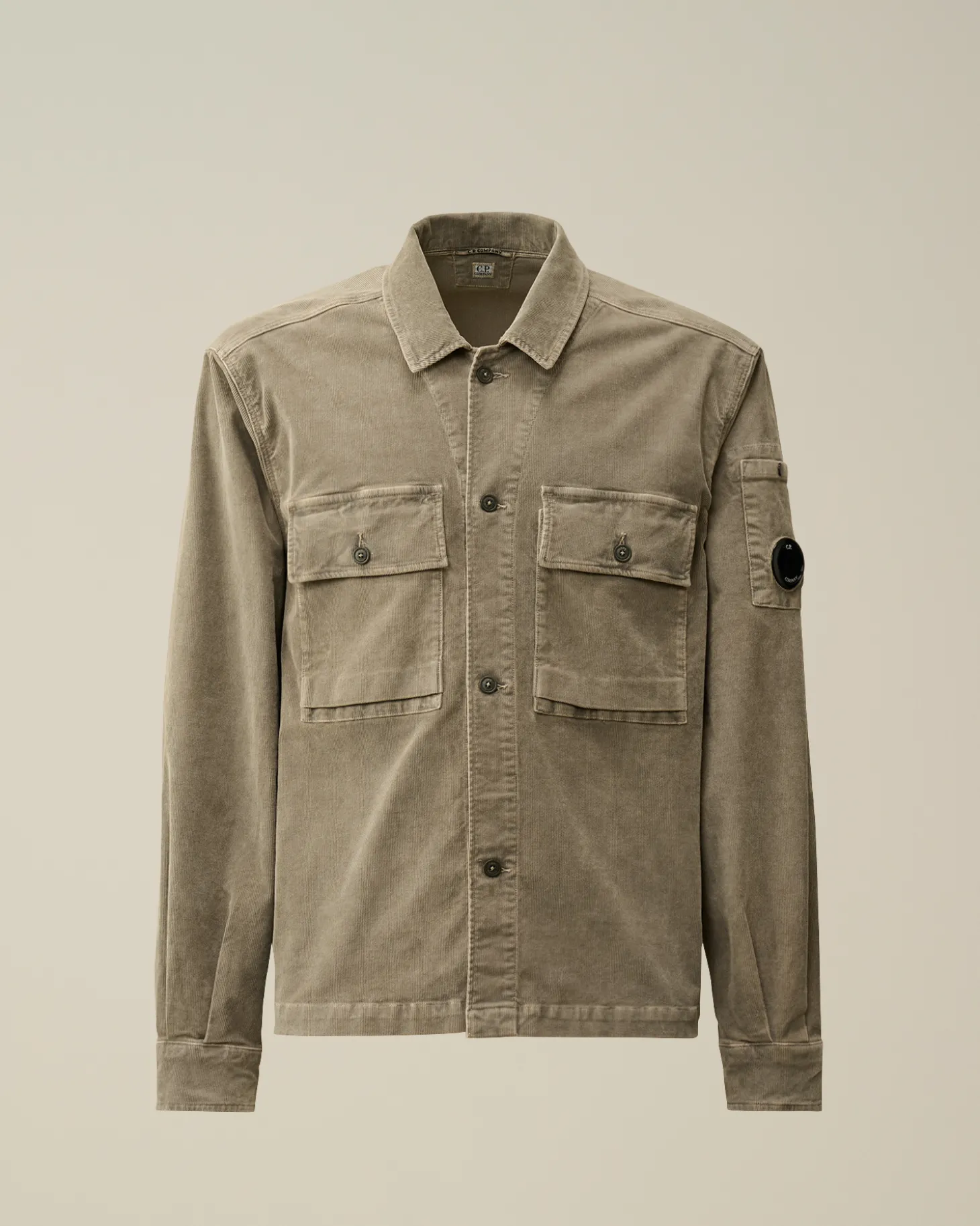 Corduroy Buttoned Utility Overshirt<C.P. Company Clearance