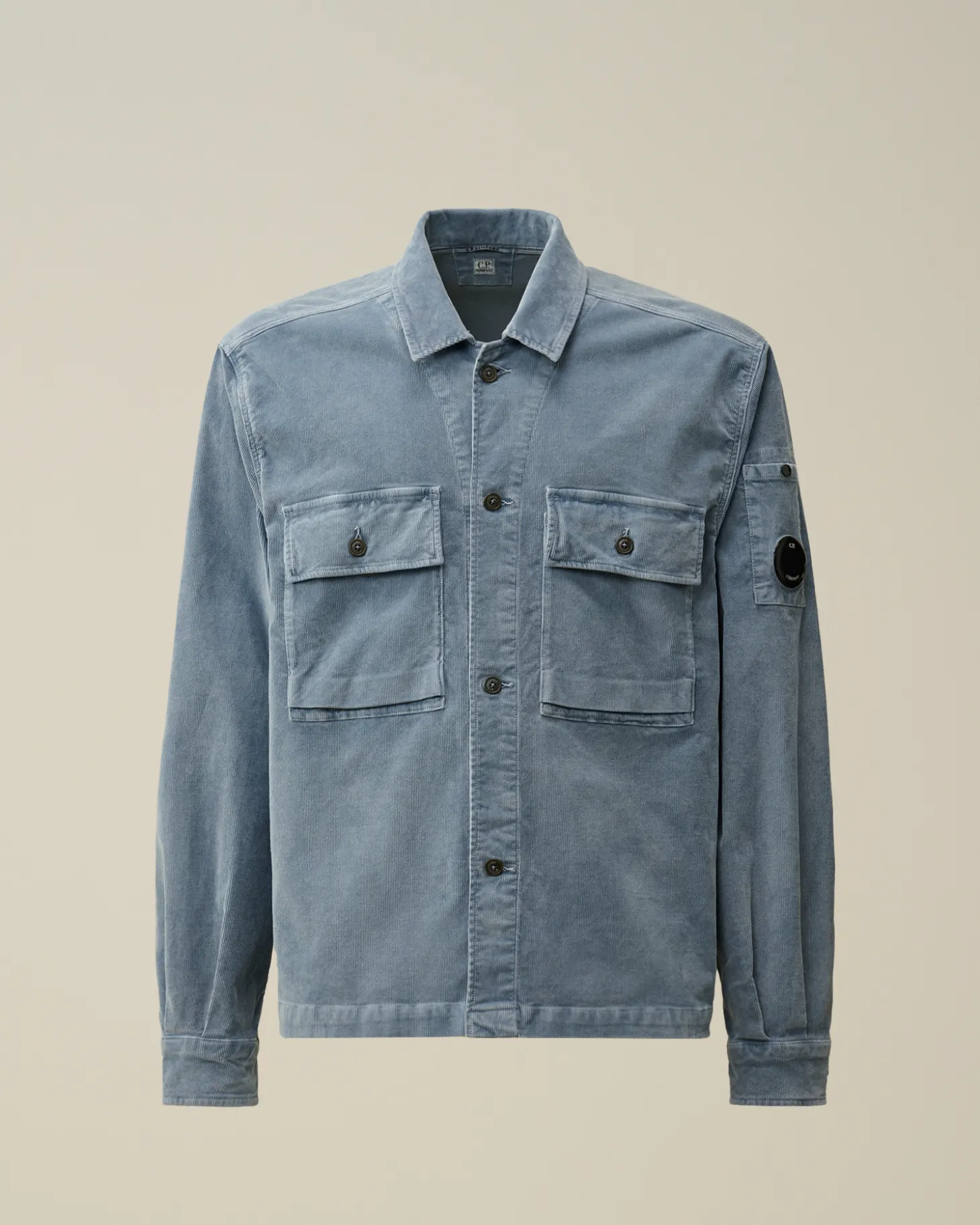 Corduroy Buttoned Utility Overshirt<C.P. Company Flash Sale