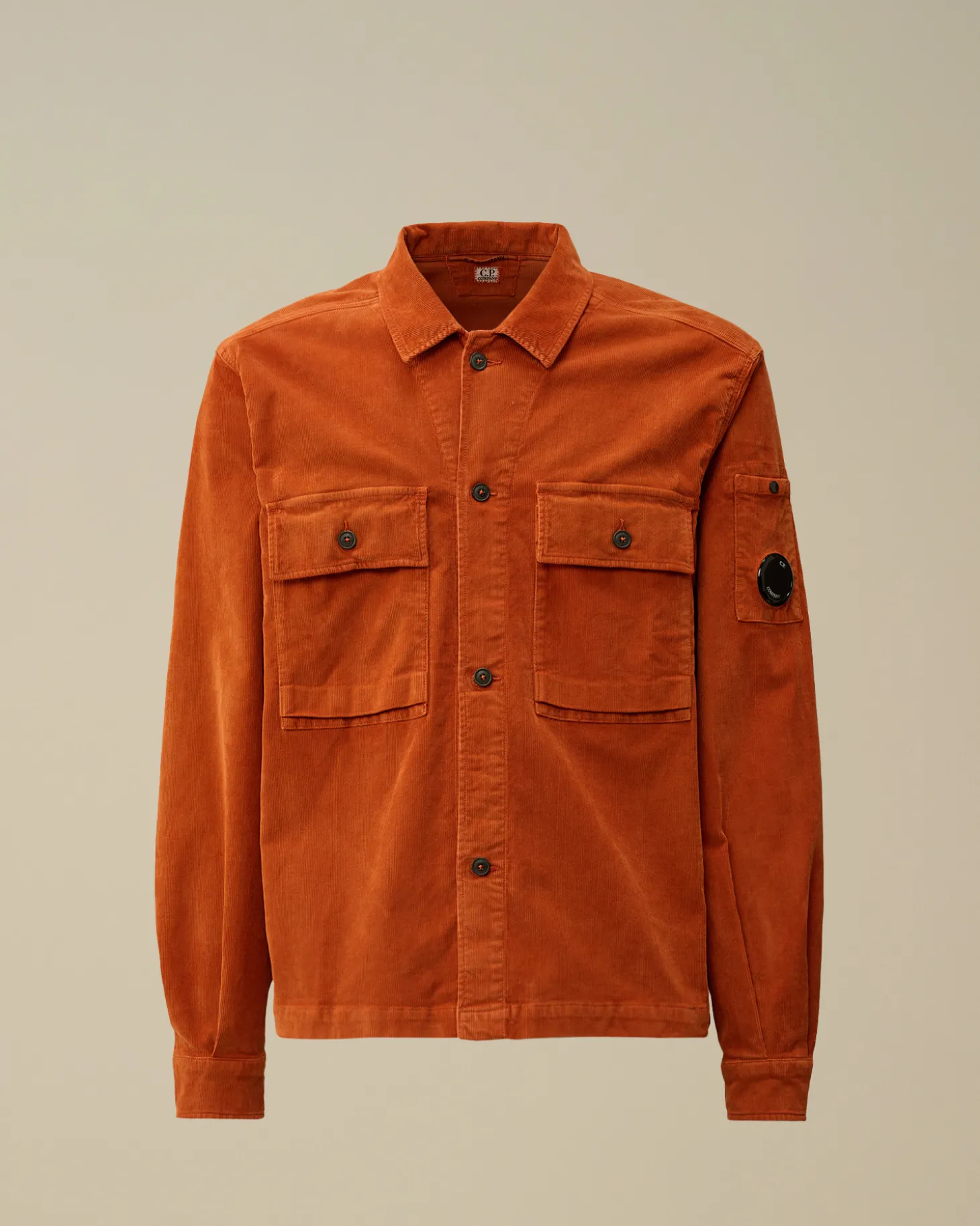 Corduroy Buttoned Utility Overshirt<C.P. Company Flash Sale