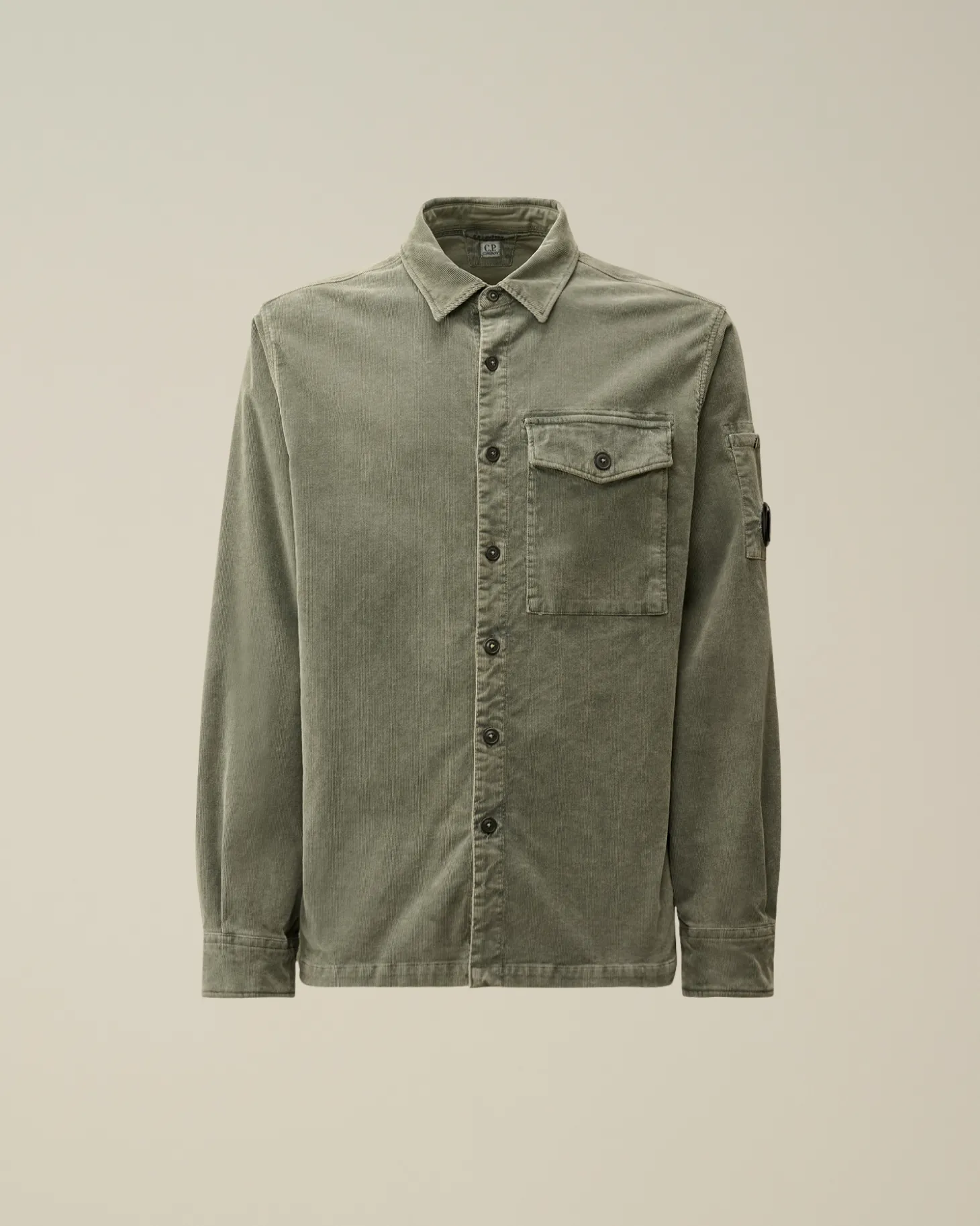 Corduroy Lens Buttoned Shirt<C.P. Company Flash Sale