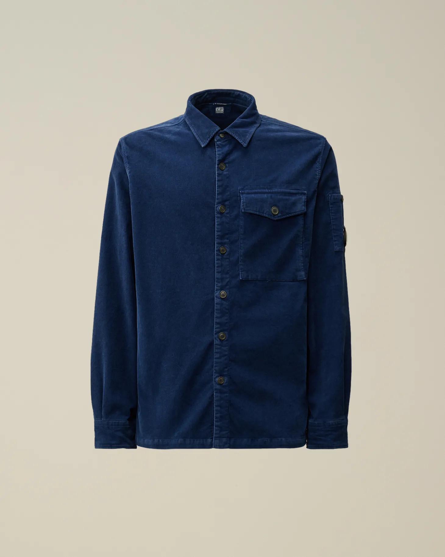 Corduroy Lens Buttoned Shirt<C.P. Company Cheap