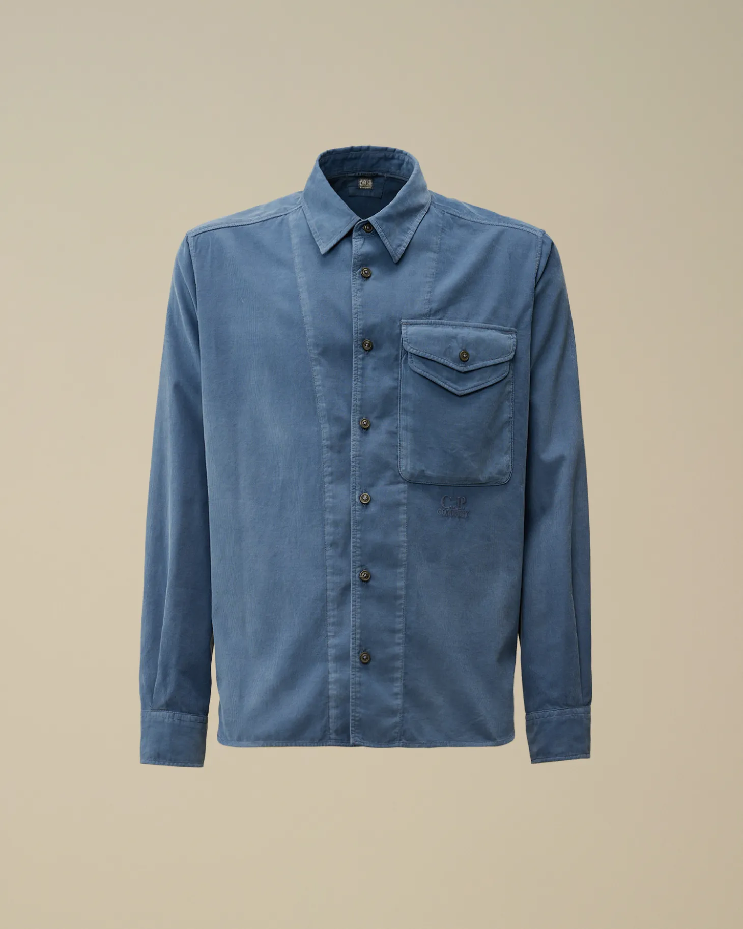 Corduroy Single Pocket Shirt<C.P. Company Outlet