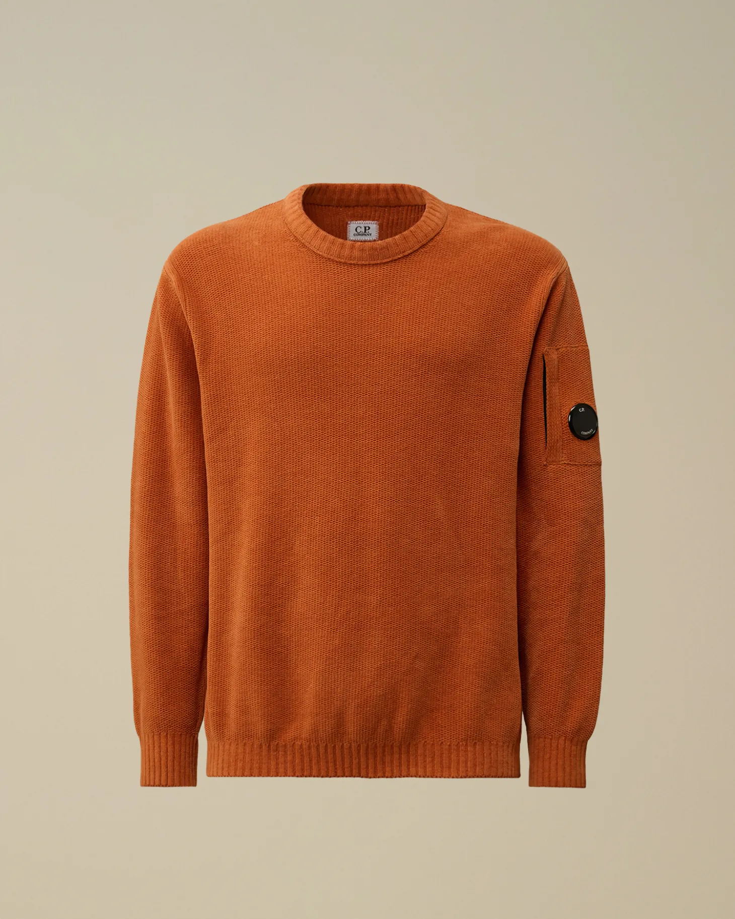 Cotton Chenille Crewneck Knit<C.P. Company Best