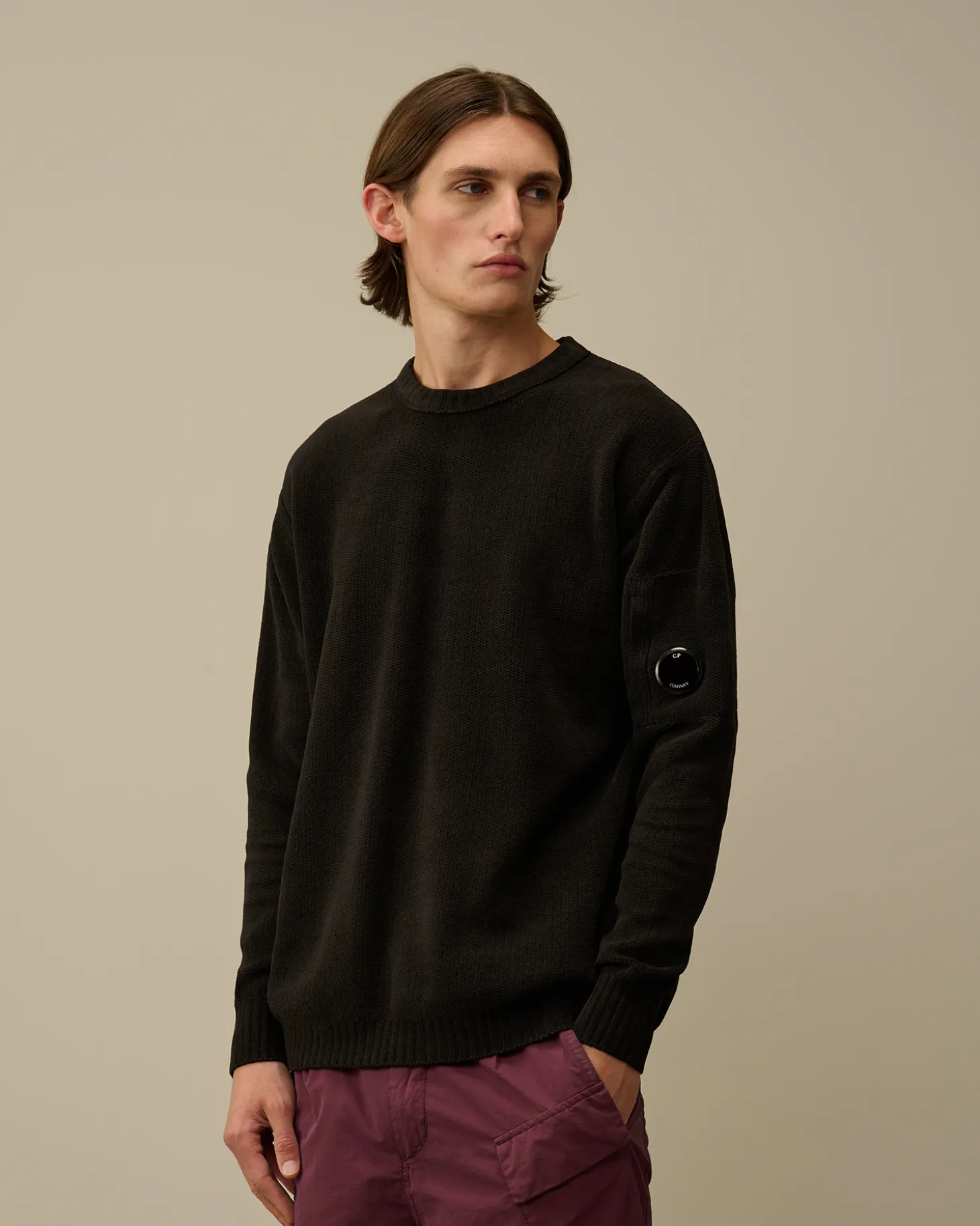 Cotton Chenille Crewneck Knit<C.P. Company Cheap