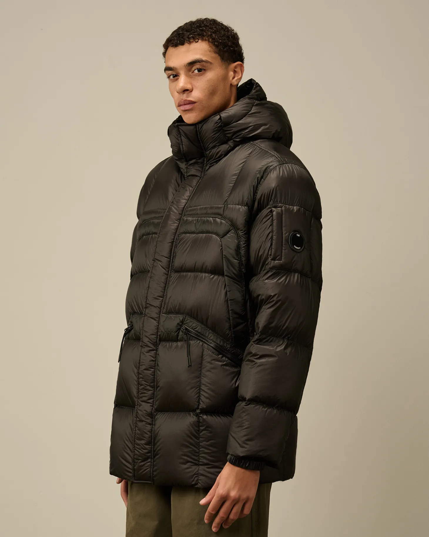 D.D. Shell Hooded Long Down Jacket<C.P. Company Best Sale