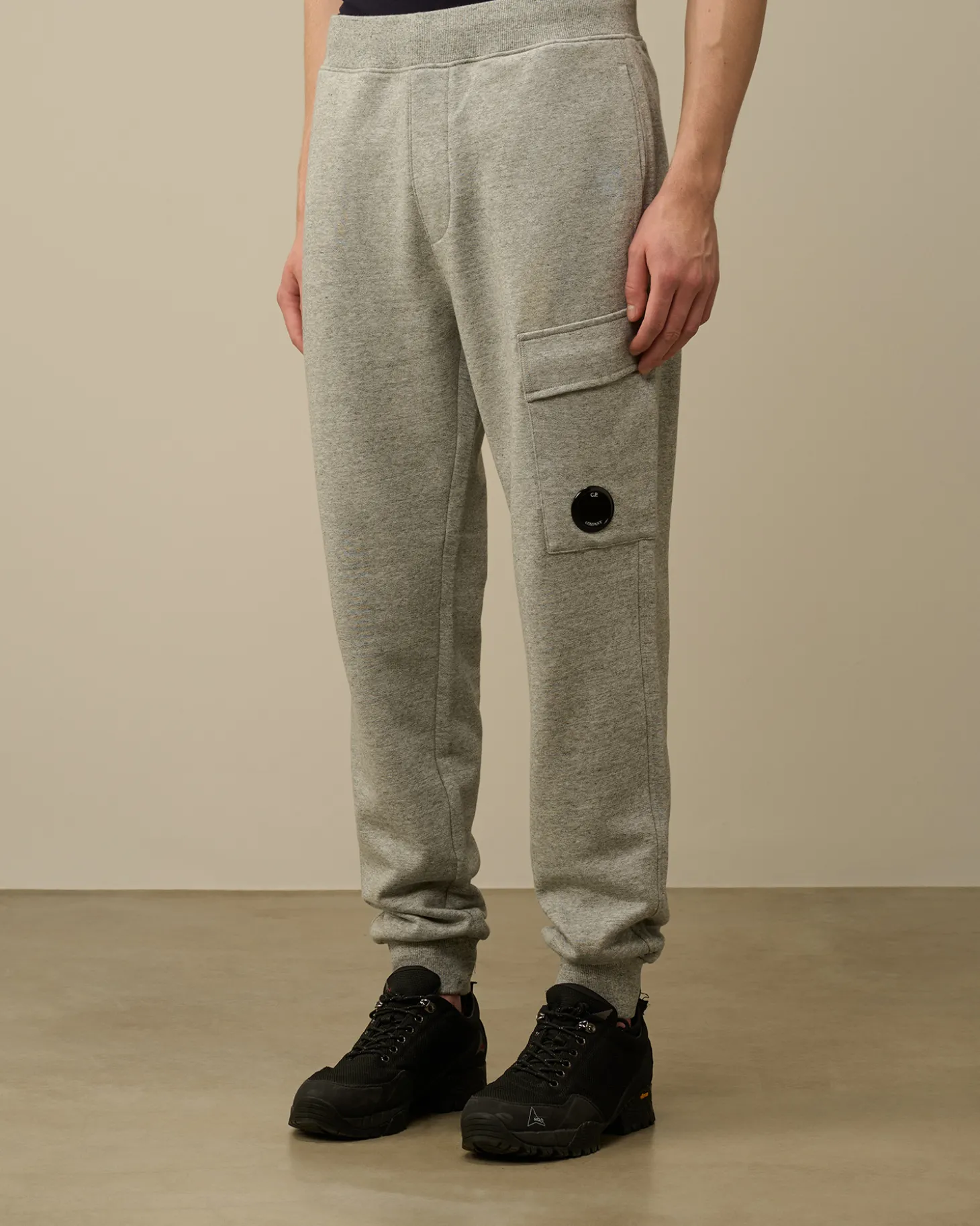 Diagonal Raised Fleece Cargo Sweatpants<C.P. Company Discount