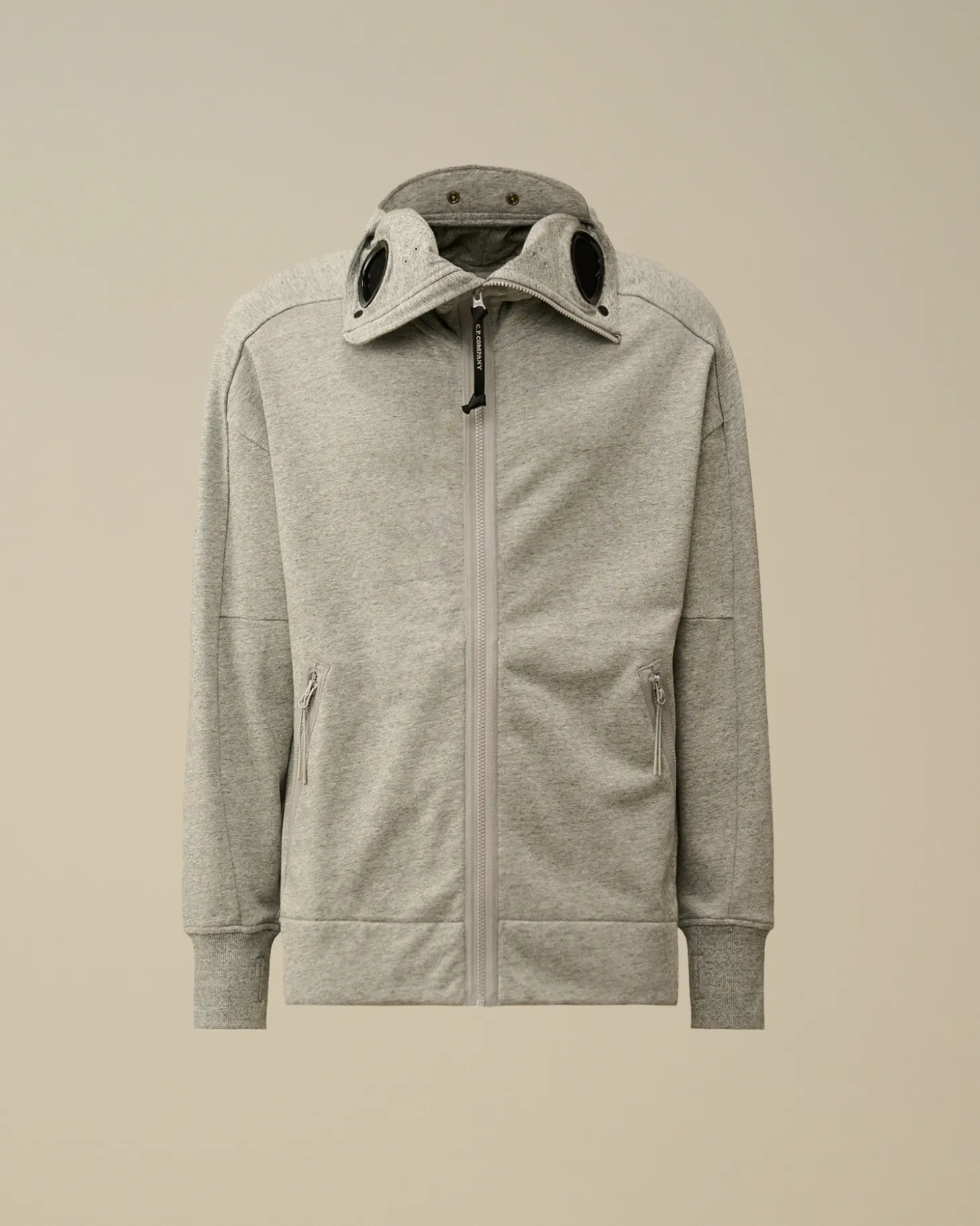 Diagonal Raised Fleece Explorer Zipped Hooded Sweatshirt<C.P. Company Fashion