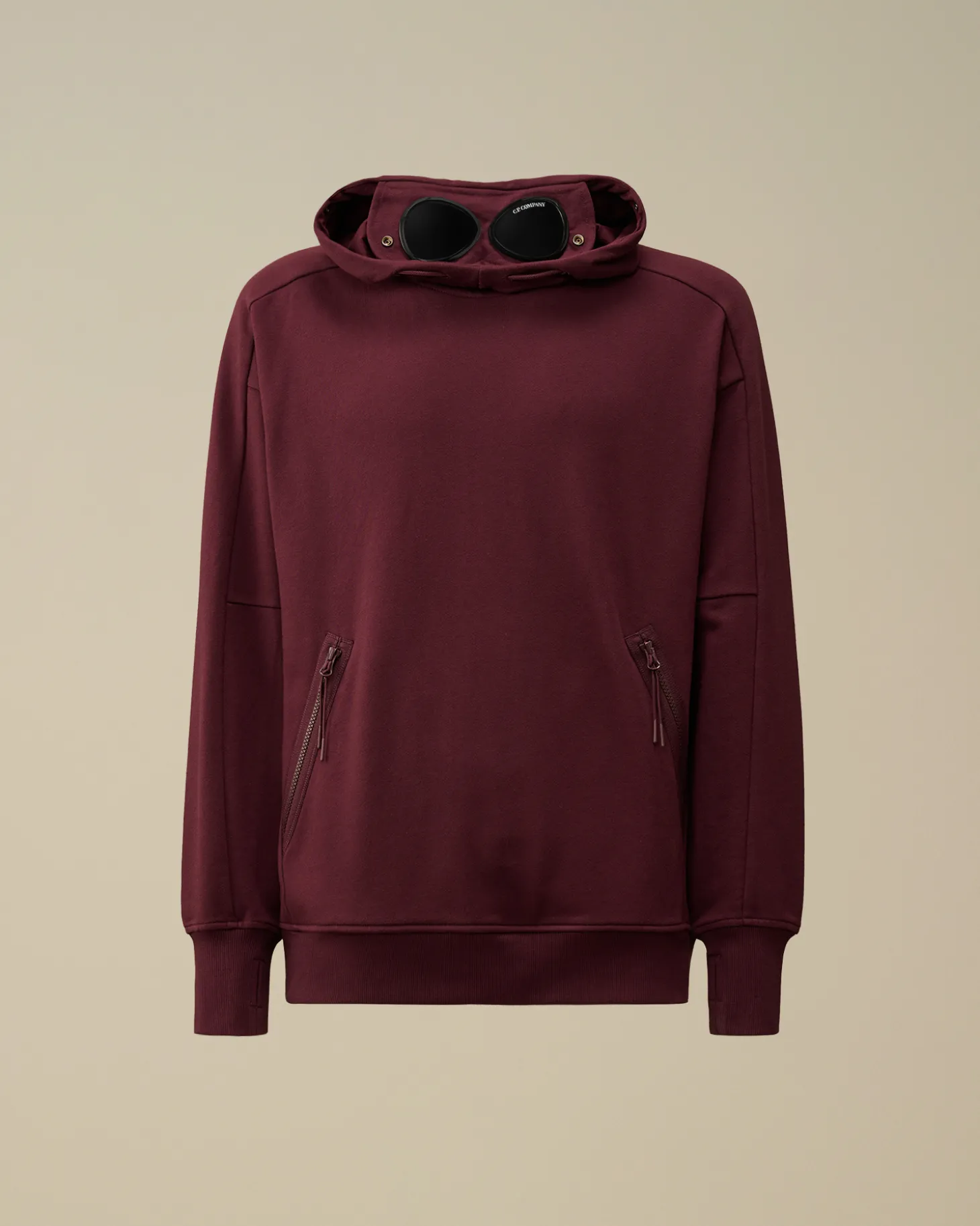 Diagonal Raised Fleece Goggle Hooded Sweatshirt<C.P. Company Fashion