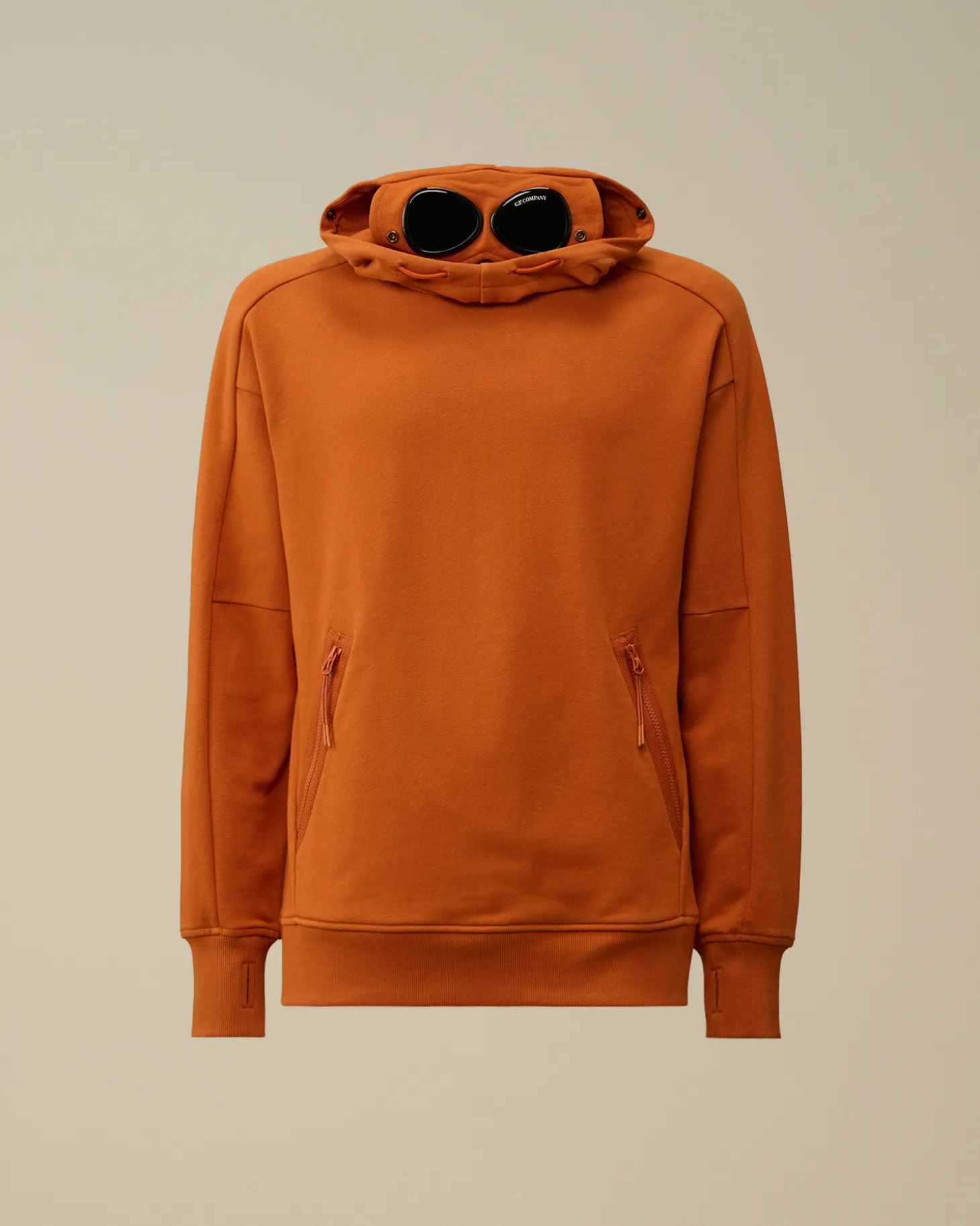 Diagonal Raised Fleece Goggle Hooded Sweatshirt<C.P. Company Hot