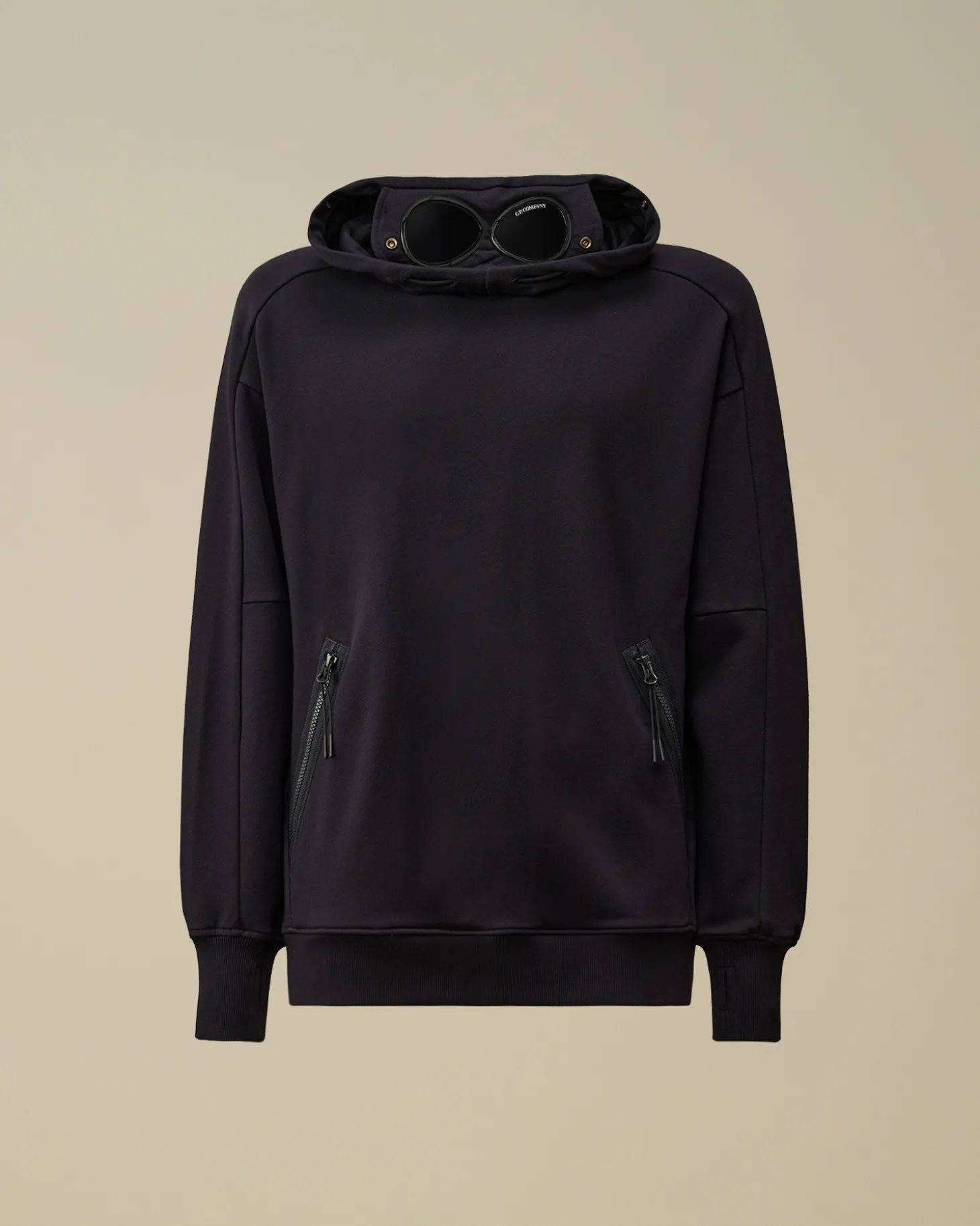 Diagonal Raised Fleece Goggle Hooded Sweatshirt<C.P. Company Discount