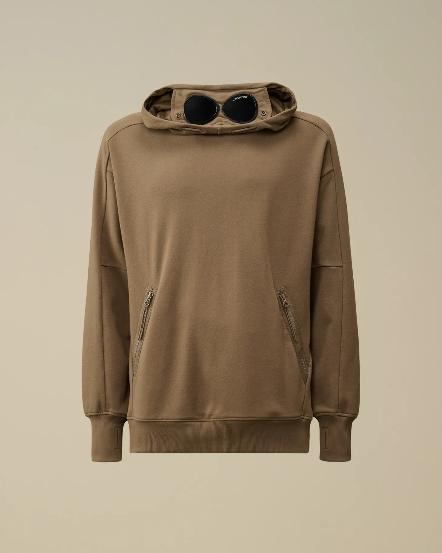 Diagonal Raised Fleece Goggle Hooded Sweatshirt<C.P. Company Cheap