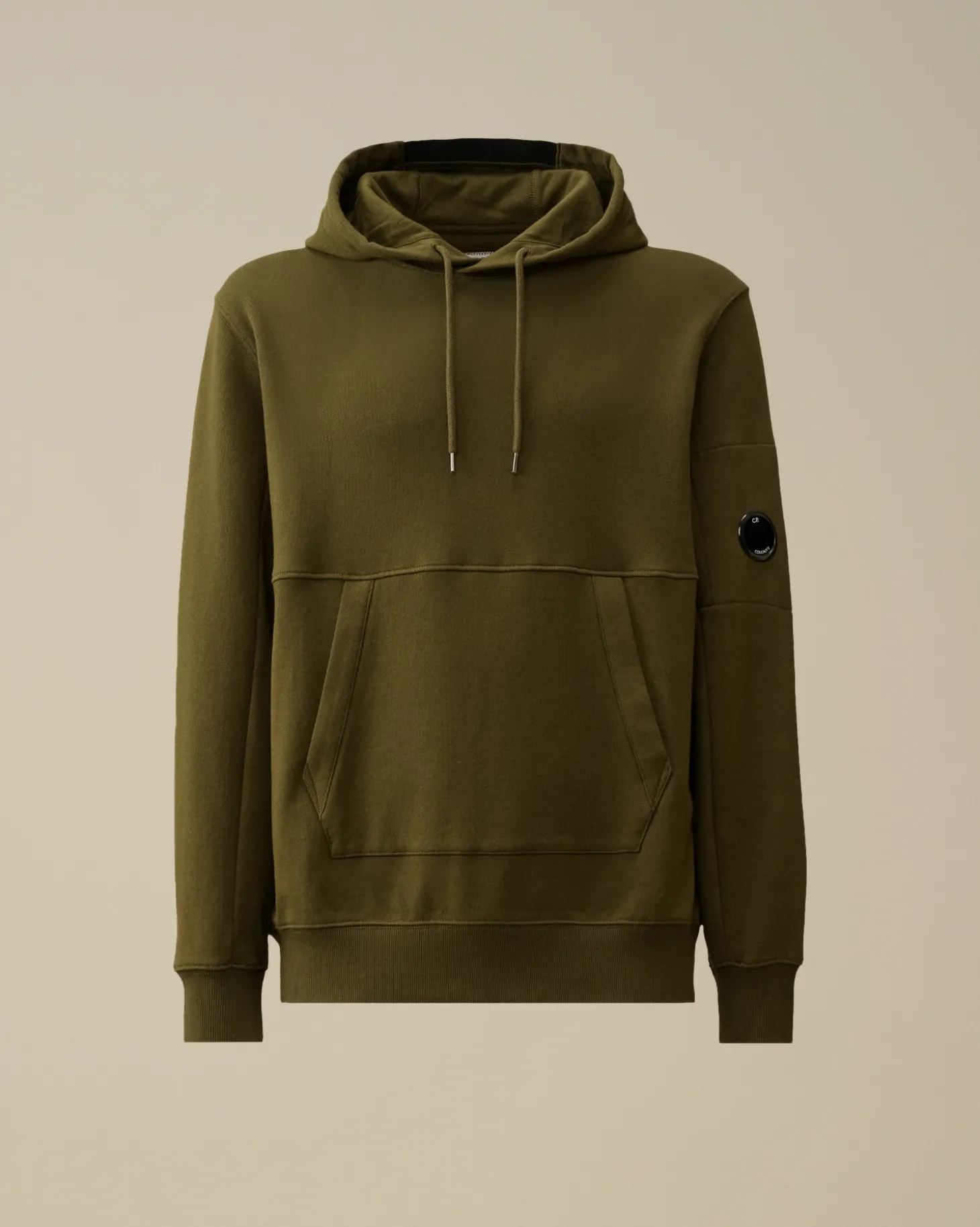 Diagonal Raised Fleece Lens Hooded Sweatshirt<C.P. Company Cheap