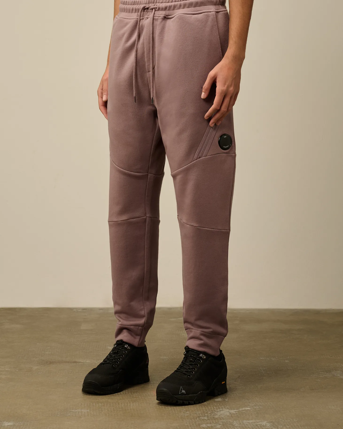 Diagonal Raised Fleece Lens Sweatpants<C.P. Company Sale