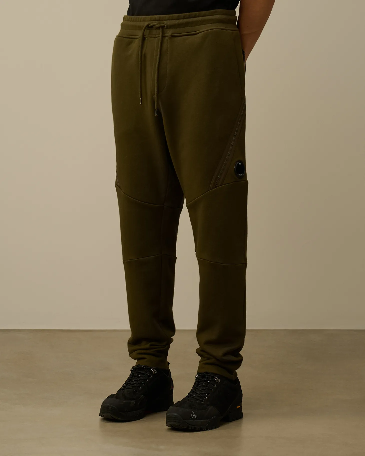 Diagonal Raised Fleece Lens Sweatpants<C.P. Company Store