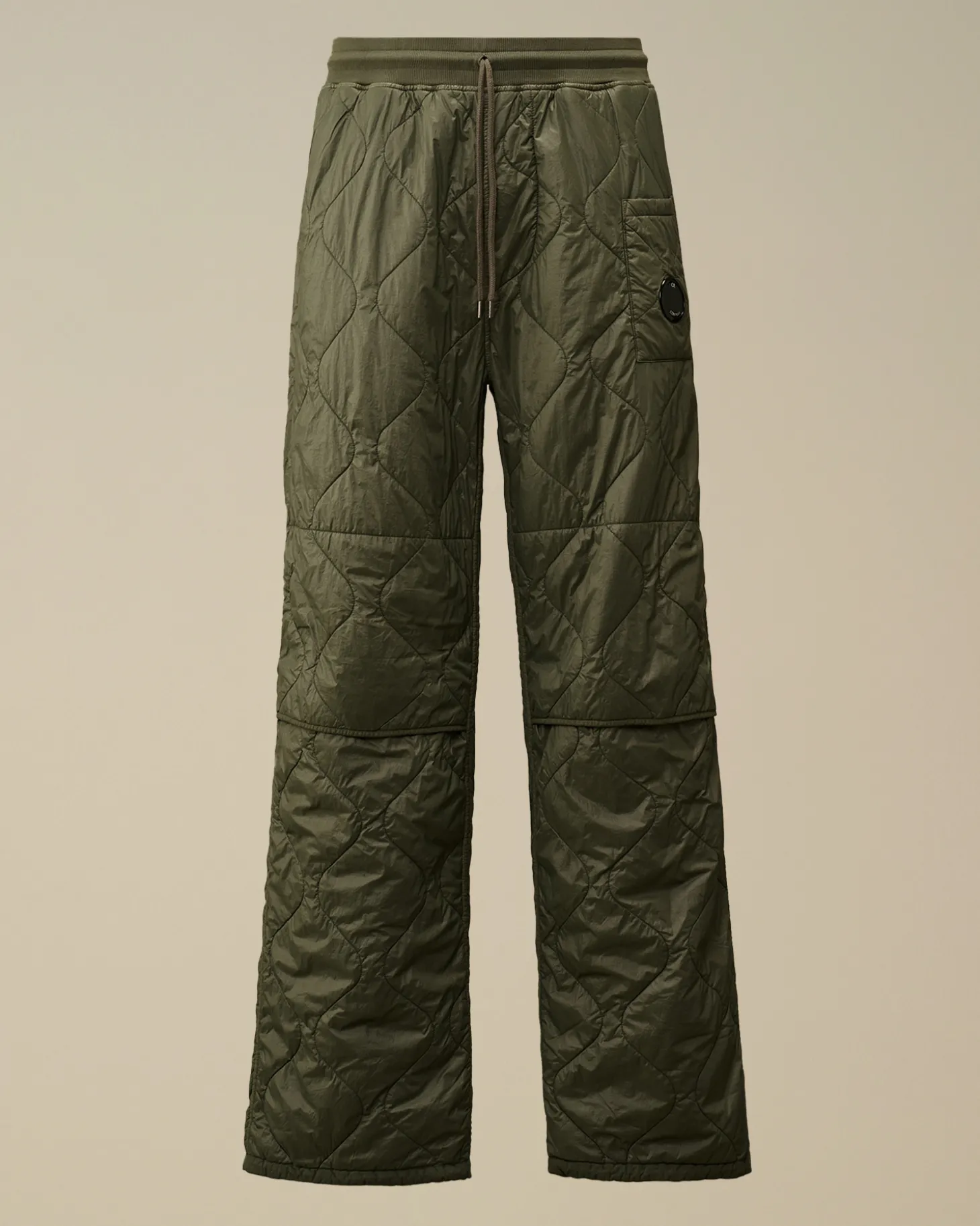 Diagonal Raised Fleece Mixed Quilted Sweatpants<C.P. Company Shop