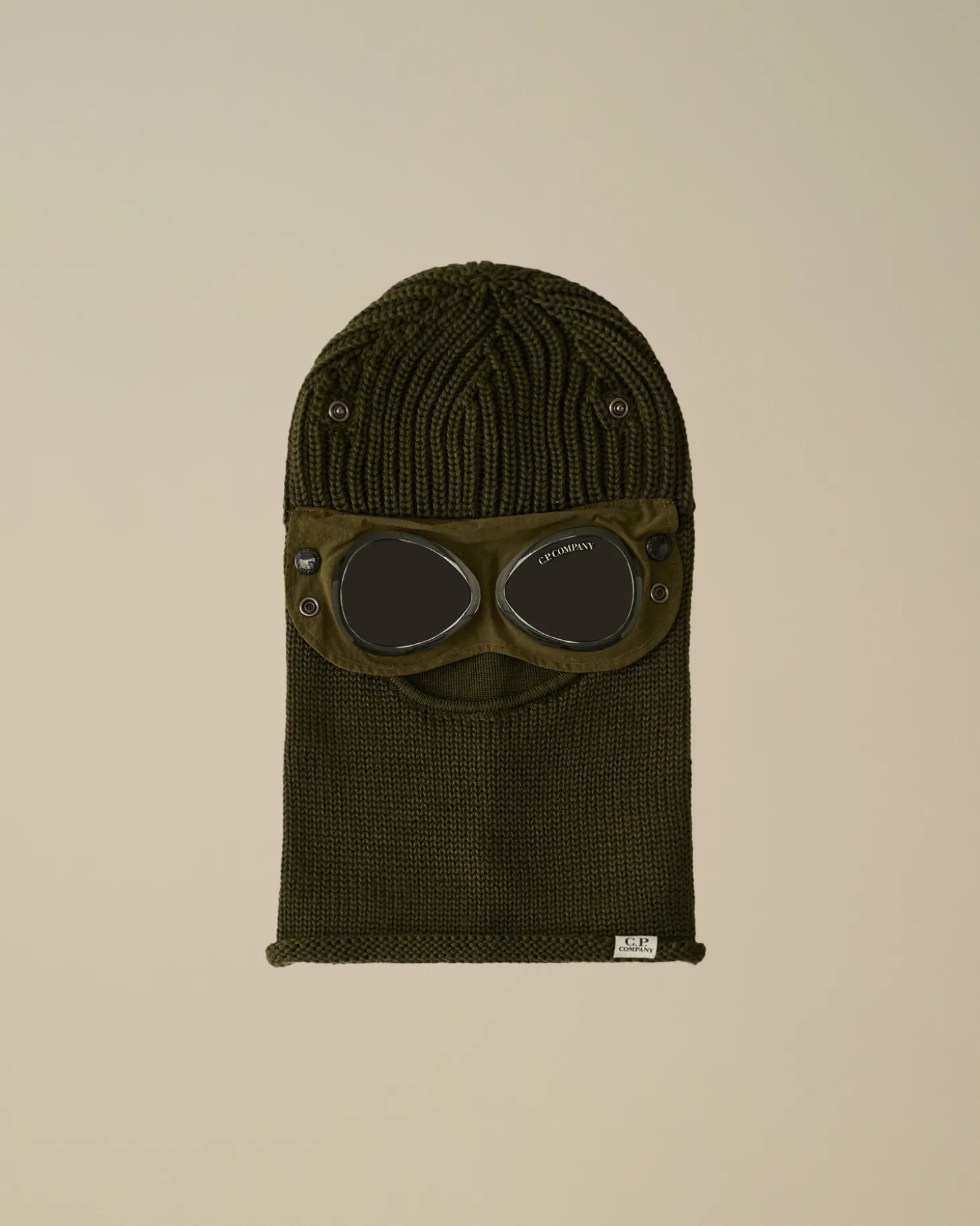 Extra Fine Merino Wool Goggle Balaclava<C.P. Company Sale