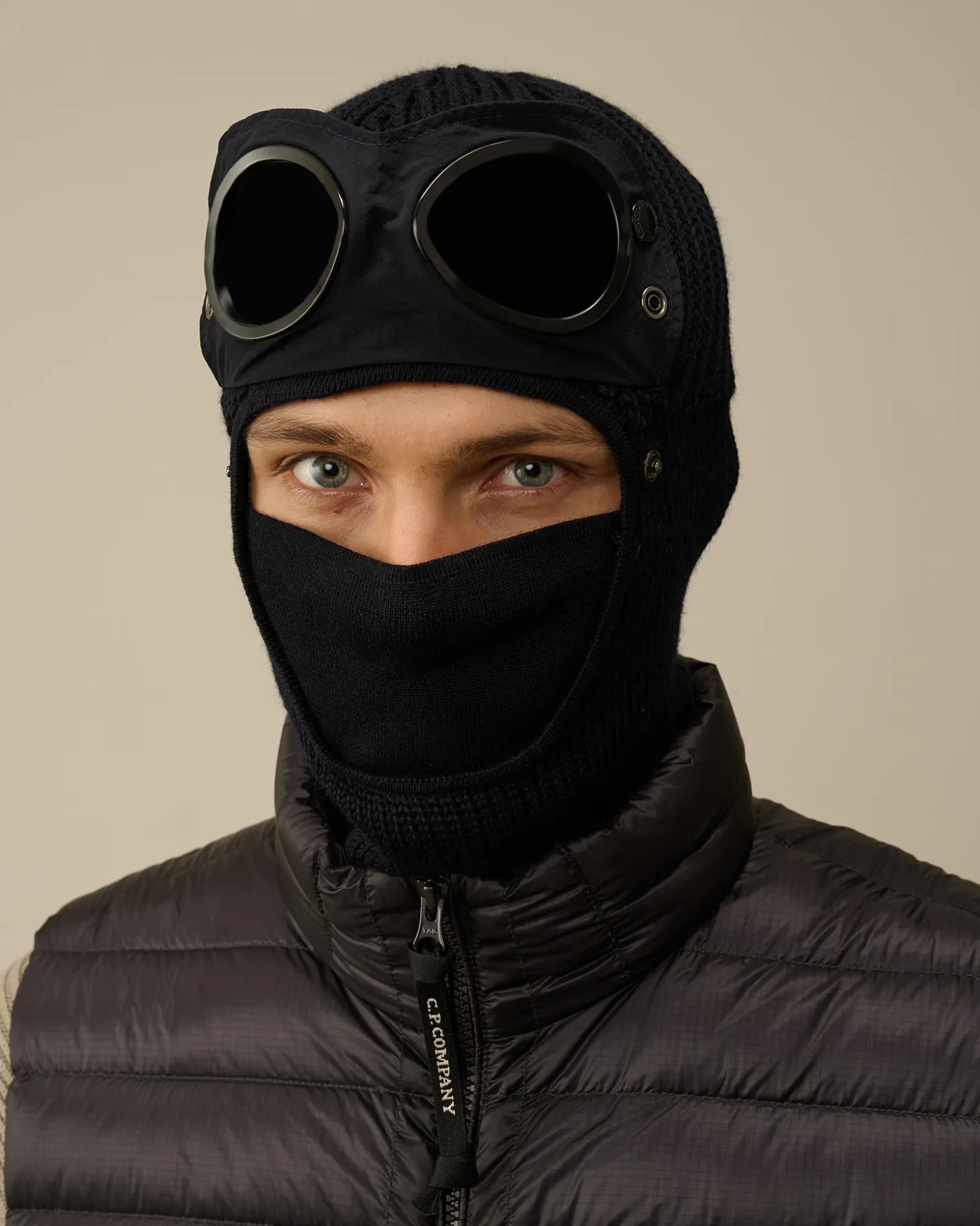 Extra Fine Merino Wool Goggle Balaclava<C.P. Company Flash Sale