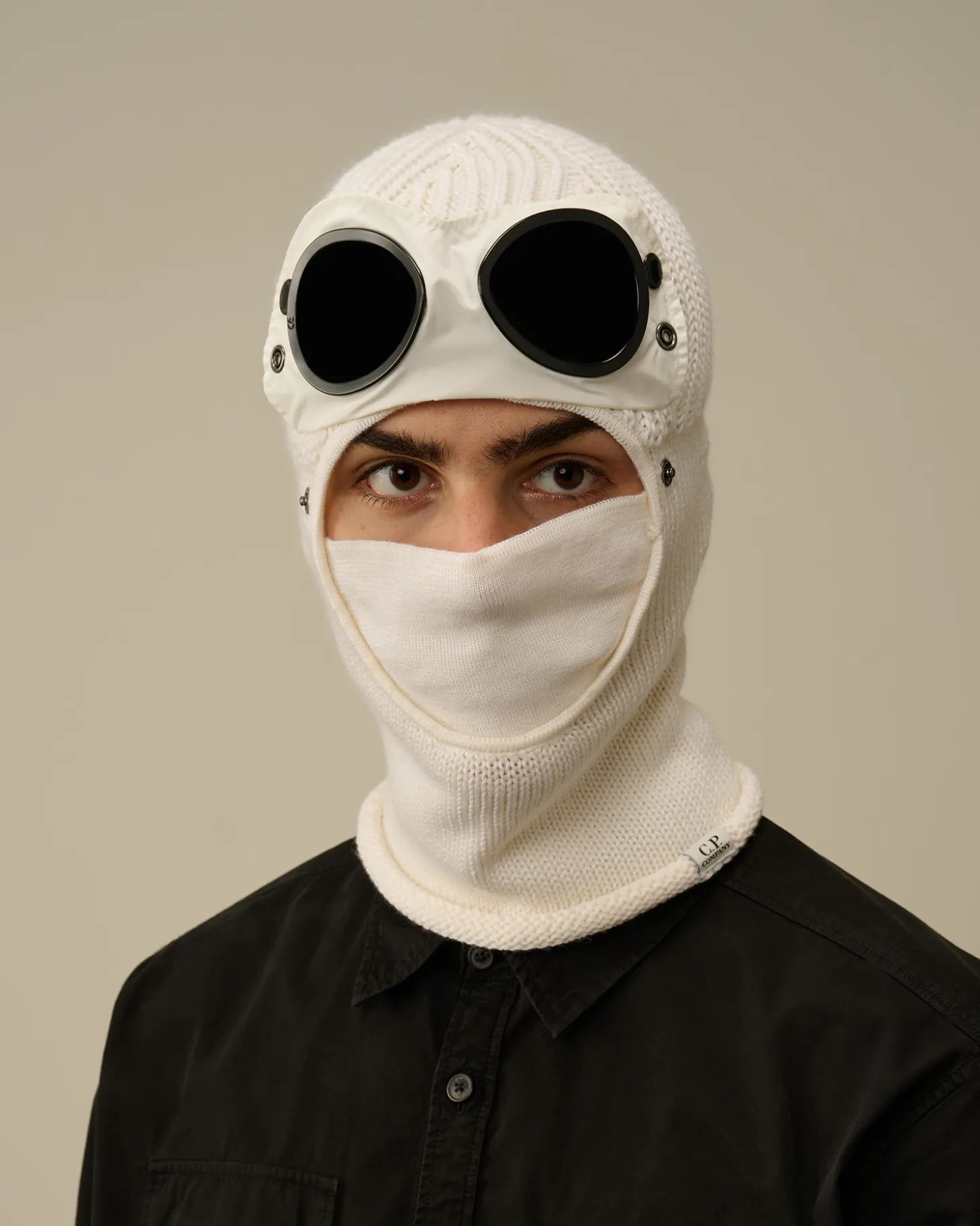 Extra Fine Merino Wool Goggle Balaclava<C.P. Company Clearance