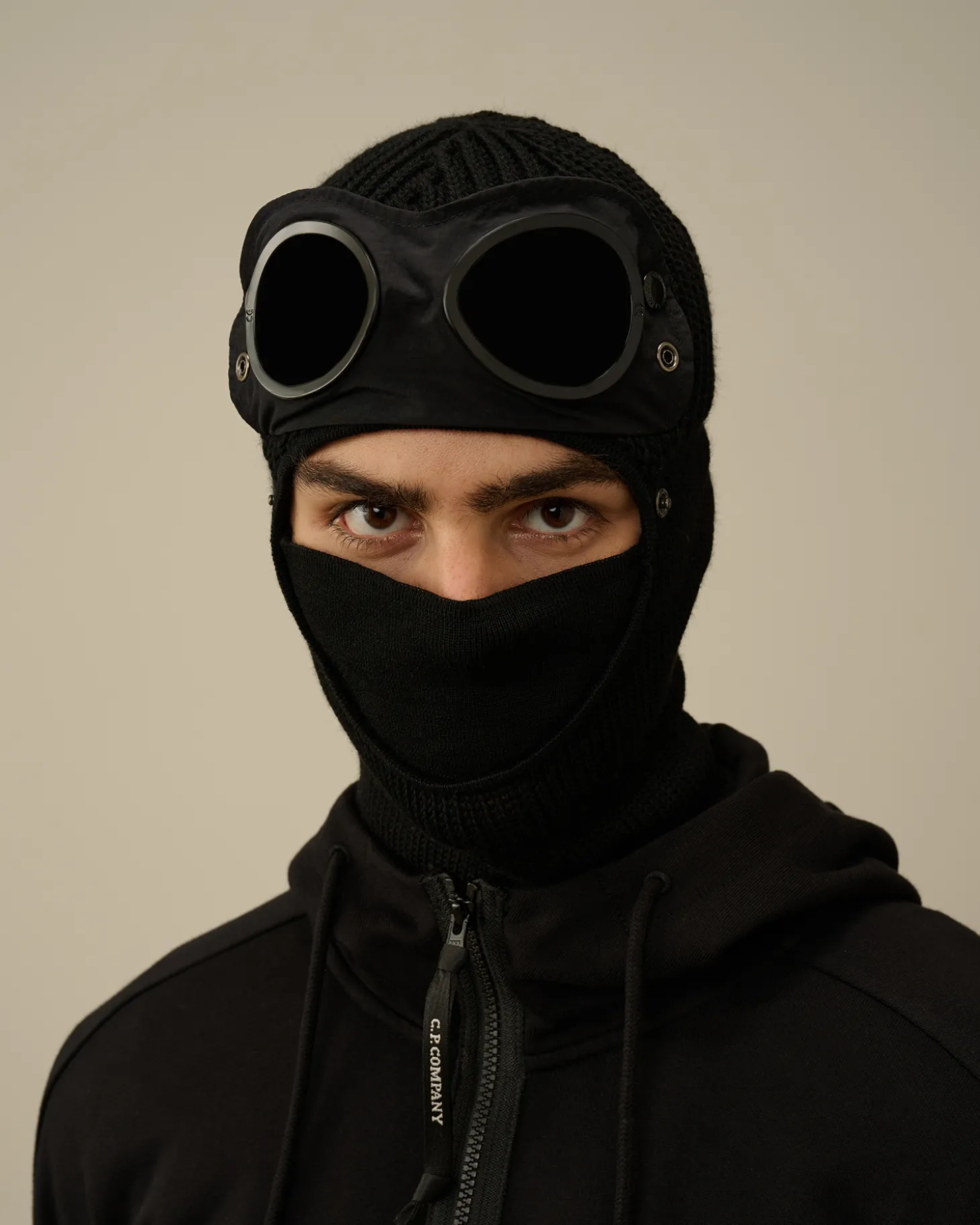 Extra Fine Merino Wool Goggle Balaclava<C.P. Company Discount