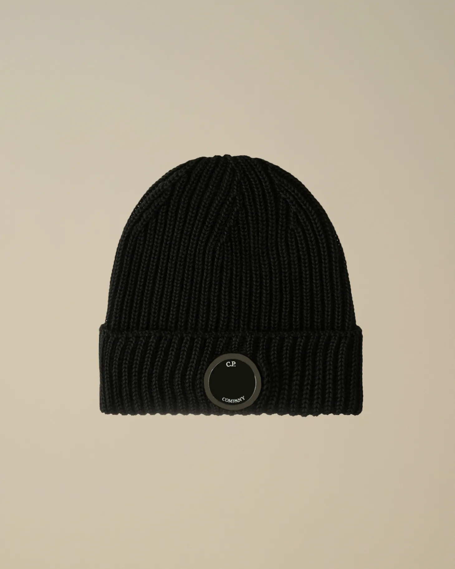 Extra Fine Merino Wool Lens Beanie<C.P. Company Shop