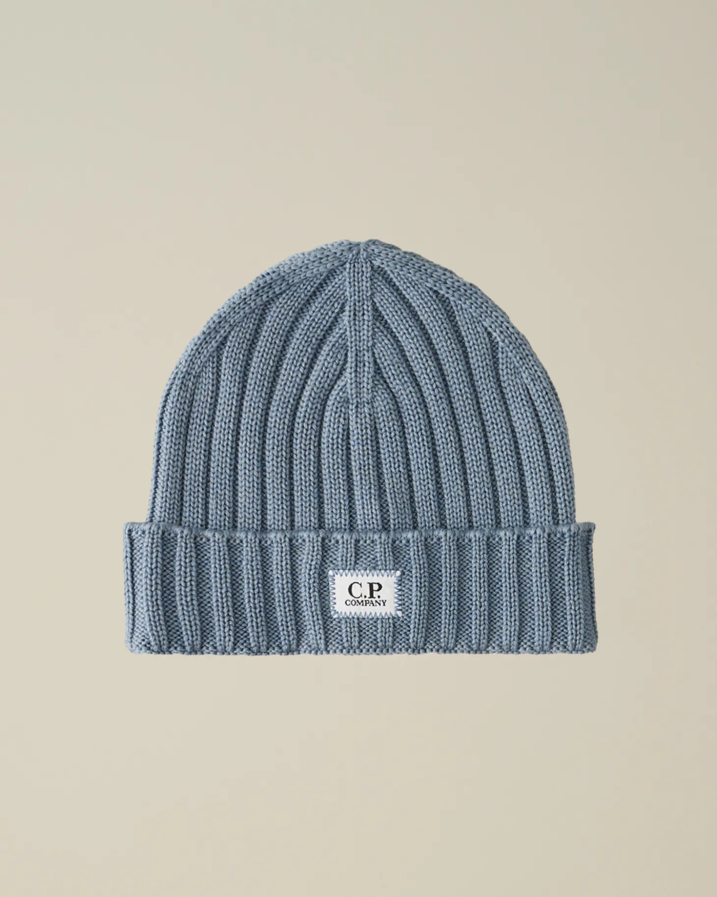 Extra Fine Merino Wool Logo Beanie<C.P. Company Hot