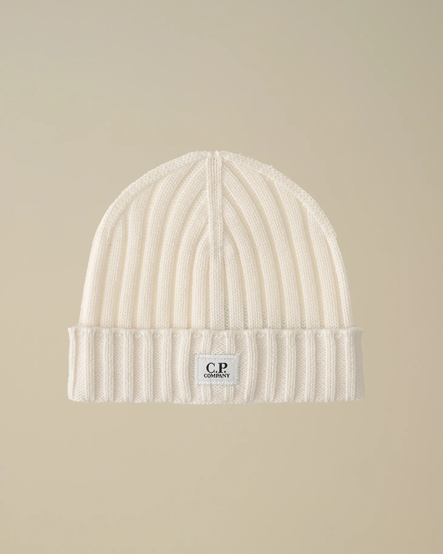 Extra Fine Merino Wool Logo Beanie<C.P. Company Sale