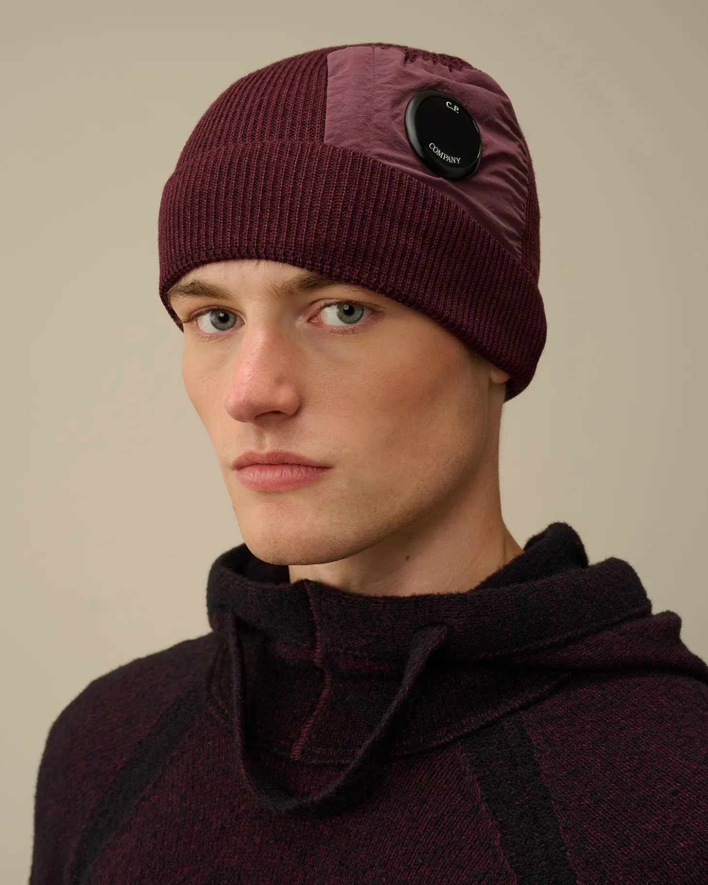 Extrafine Merino Wool Lens Beanie<C.P. Company Best Sale