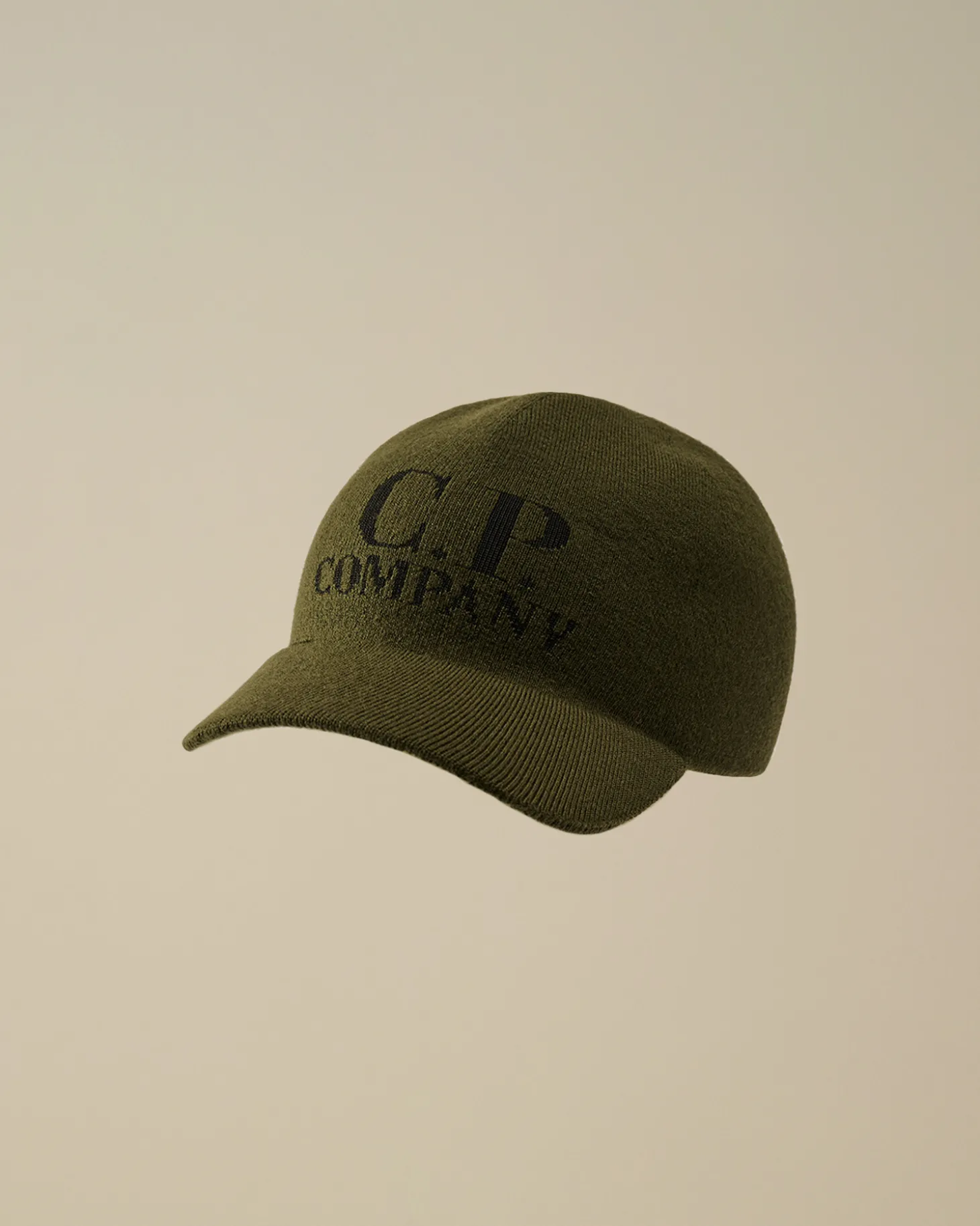 Extrafine Merino Wool Logo Cap<C.P. Company Sale