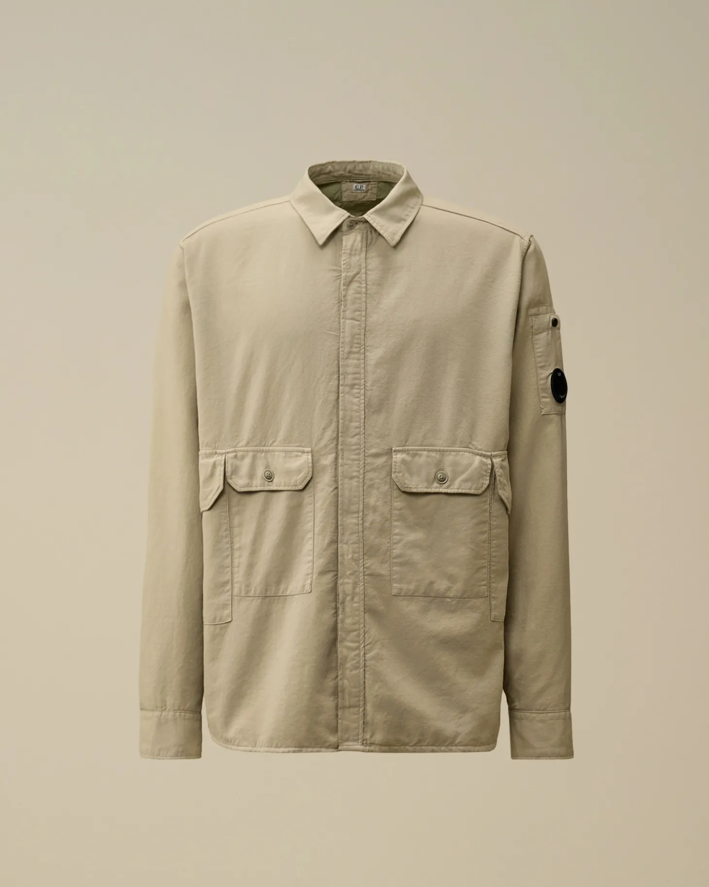 Flannel Lined Overshirt<C.P. Company Online