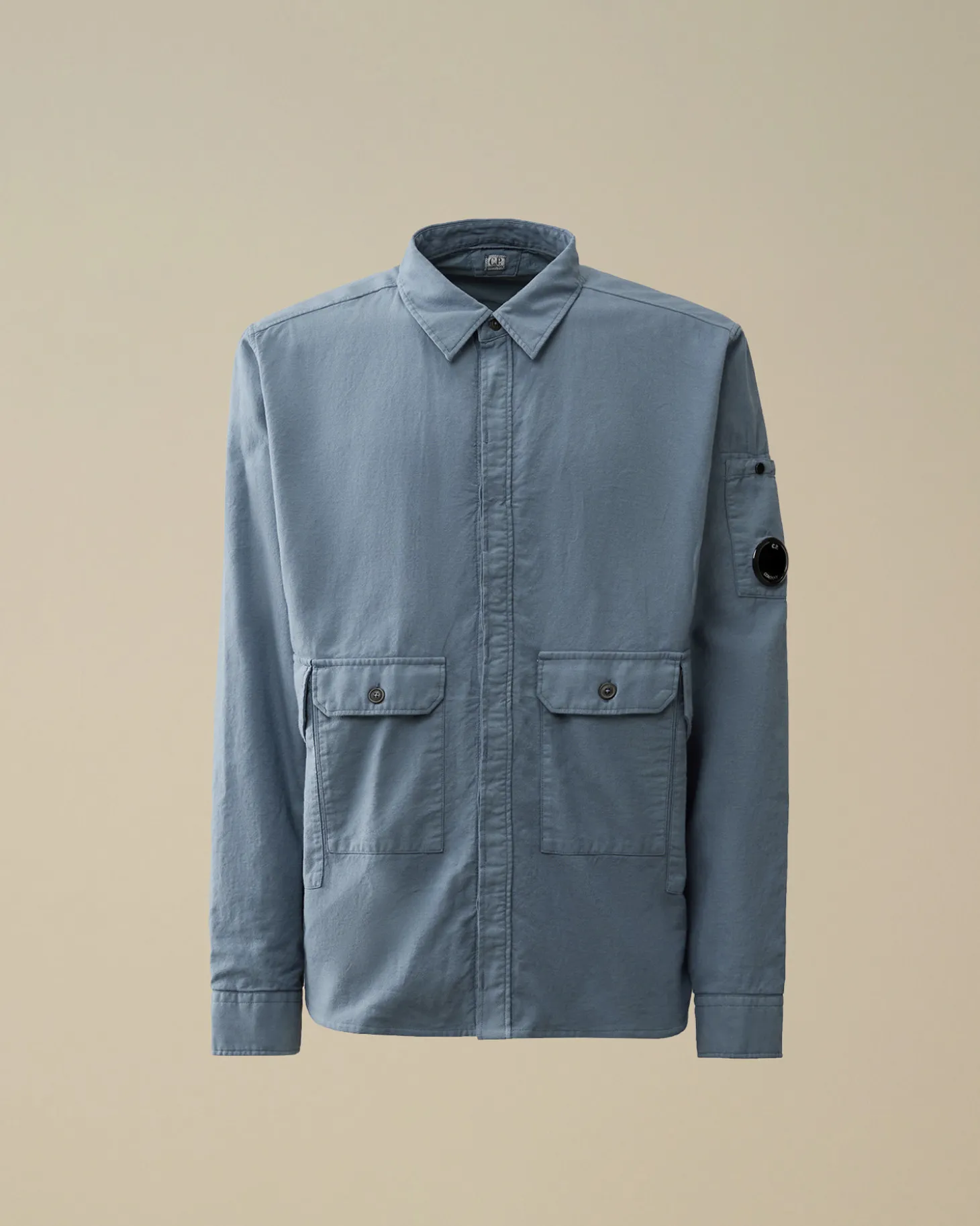 Flannel Lined Overshirt<C.P. Company Cheap