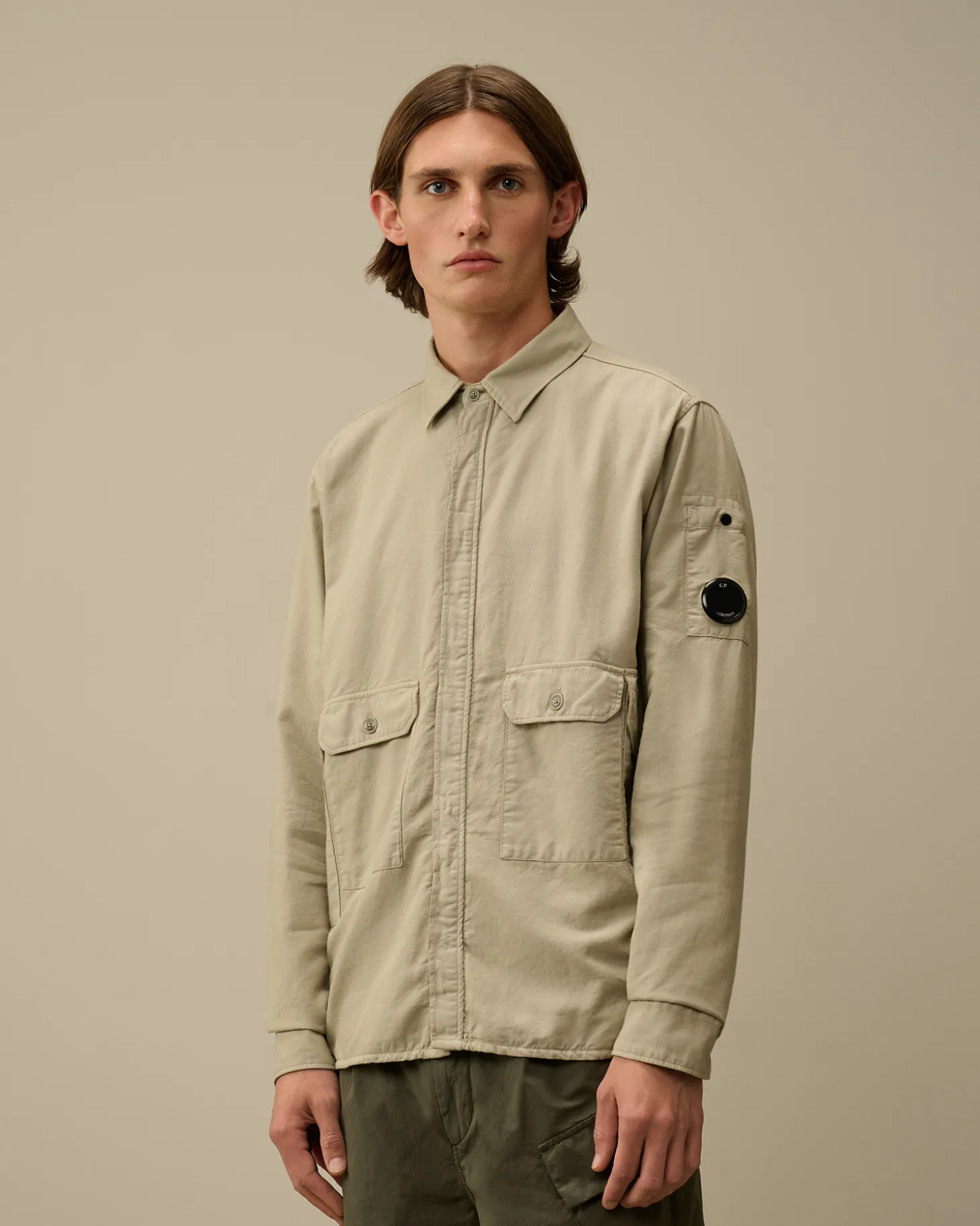 Flannel Lined Overshirt<C.P. Company Online