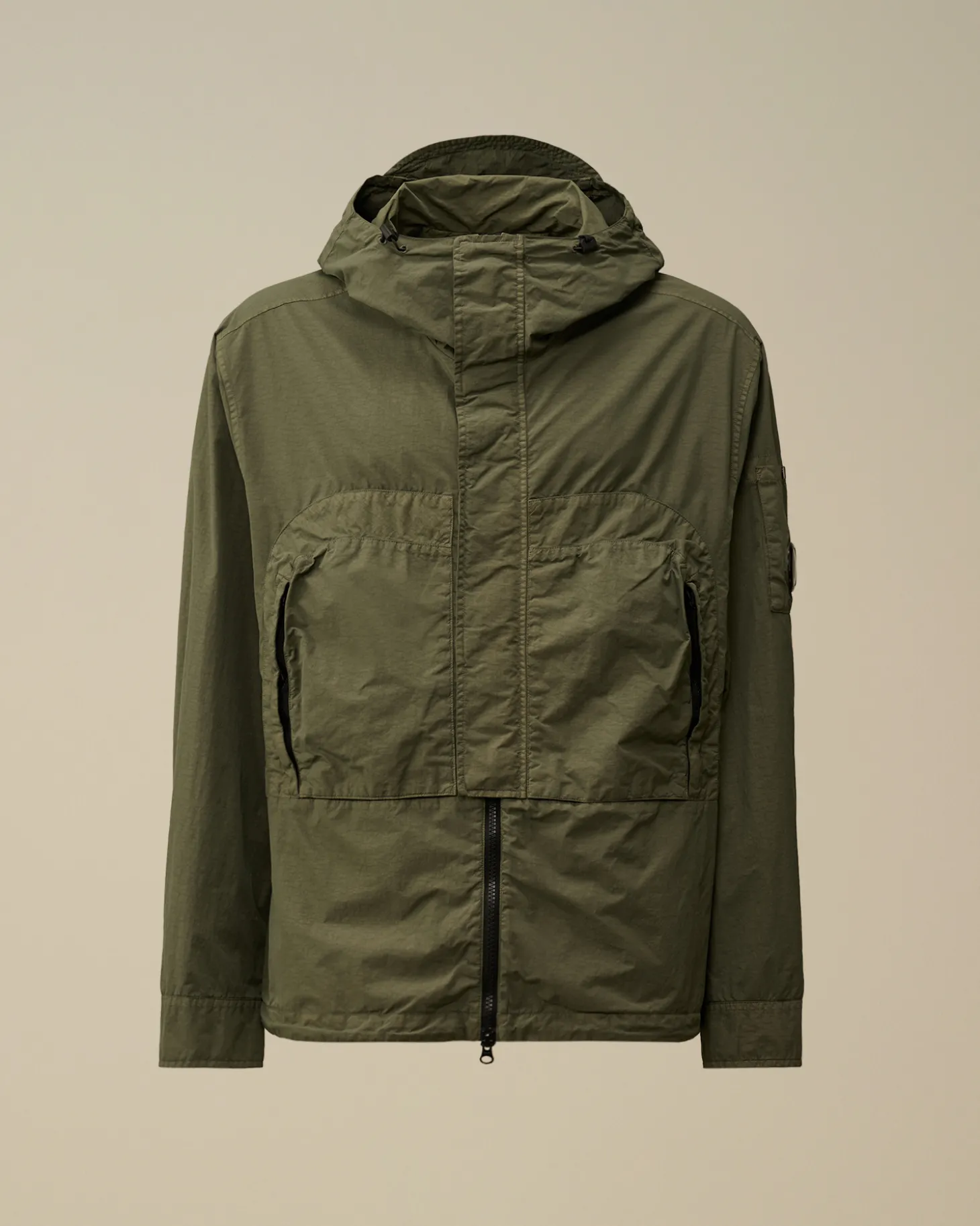 Flatt Nylon Hooded Overshirt<C.P. Company Best