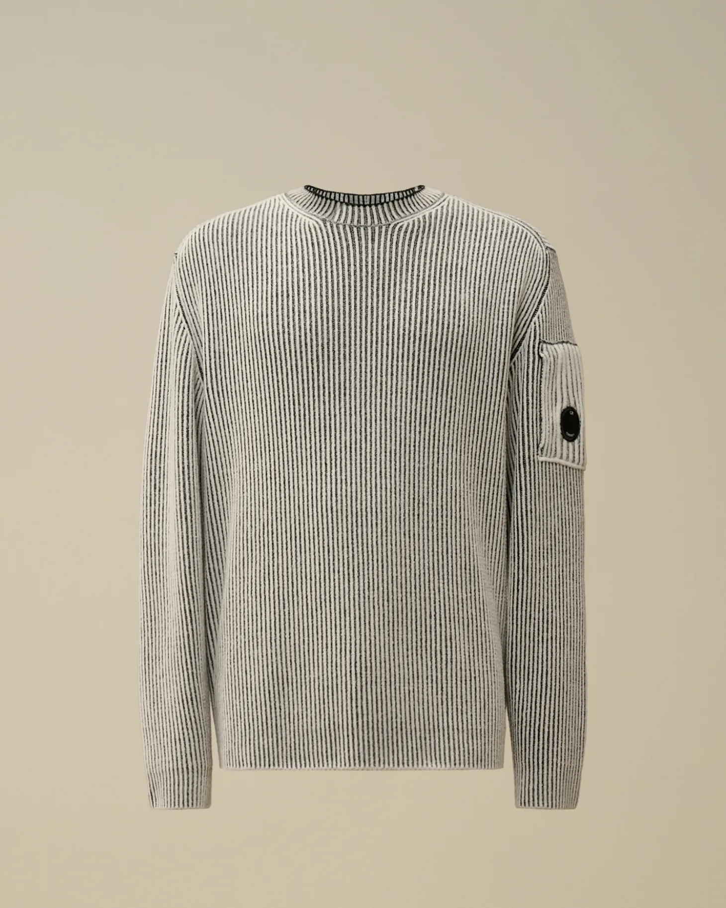 Fleece Knit Crewneck Vanisé Knit<C.P. Company Best Sale