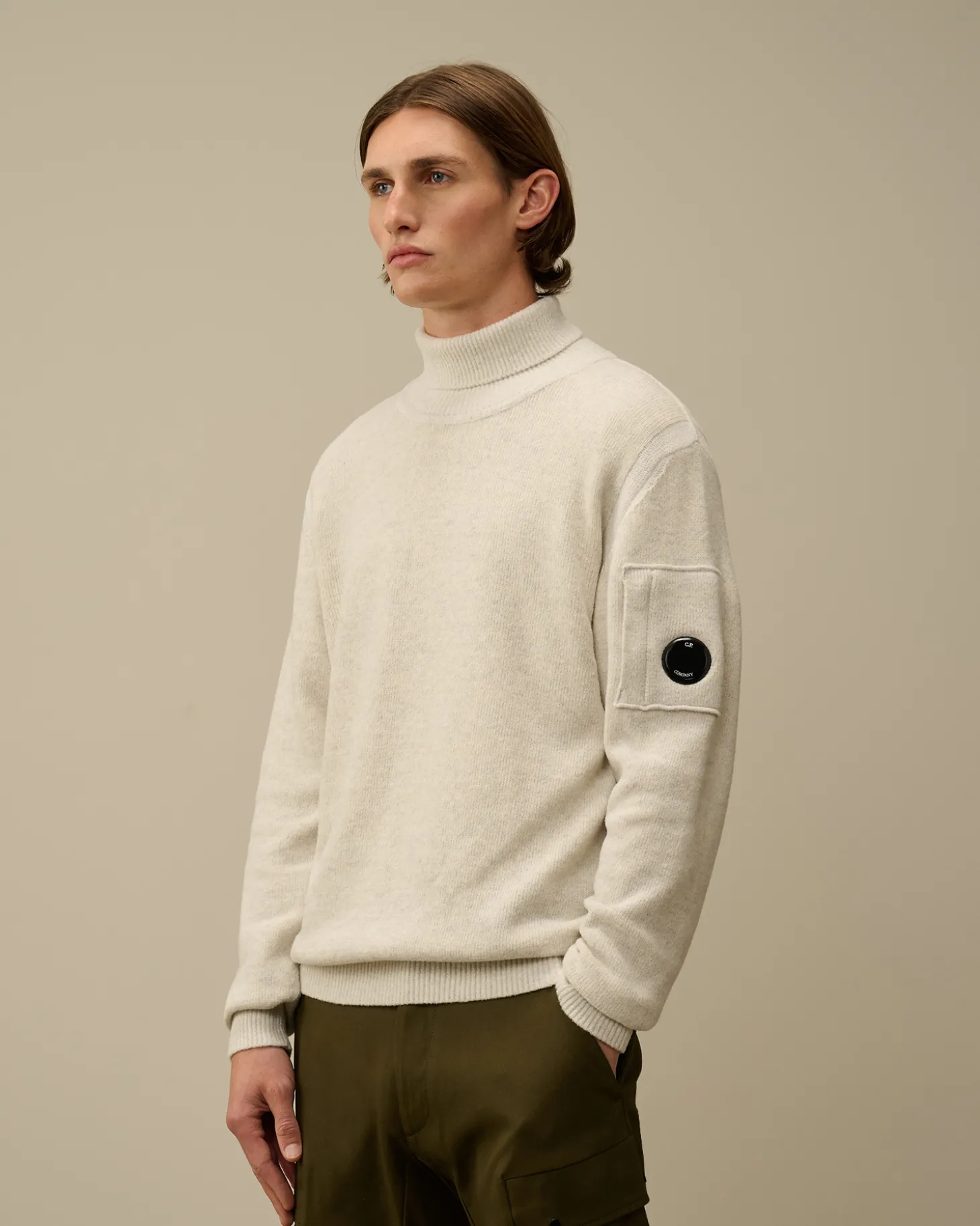 Fleece Knit Turtleneck Knit<C.P. Company Cheap