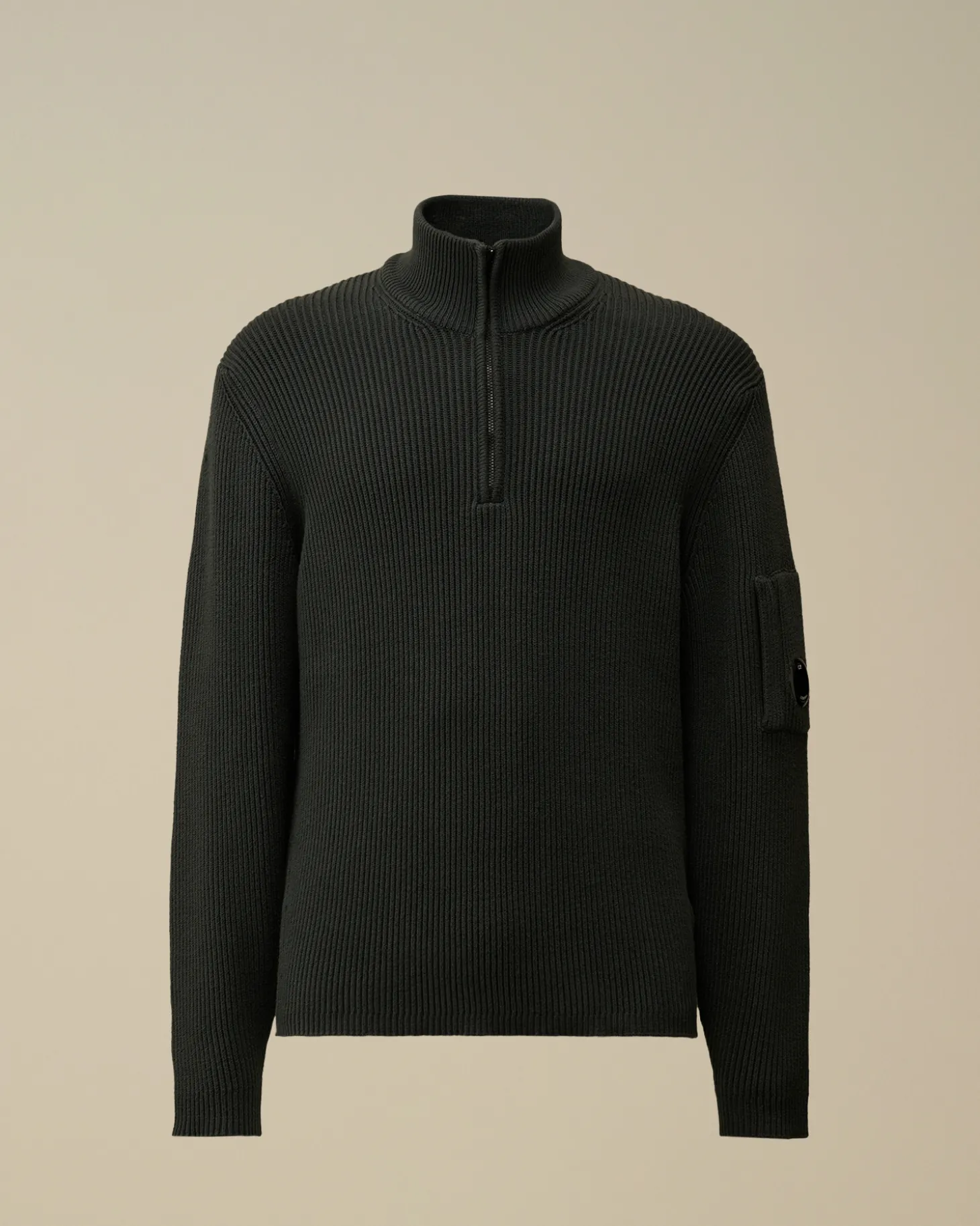 Full Rib Half Zipped Knit<C.P. Company Discount