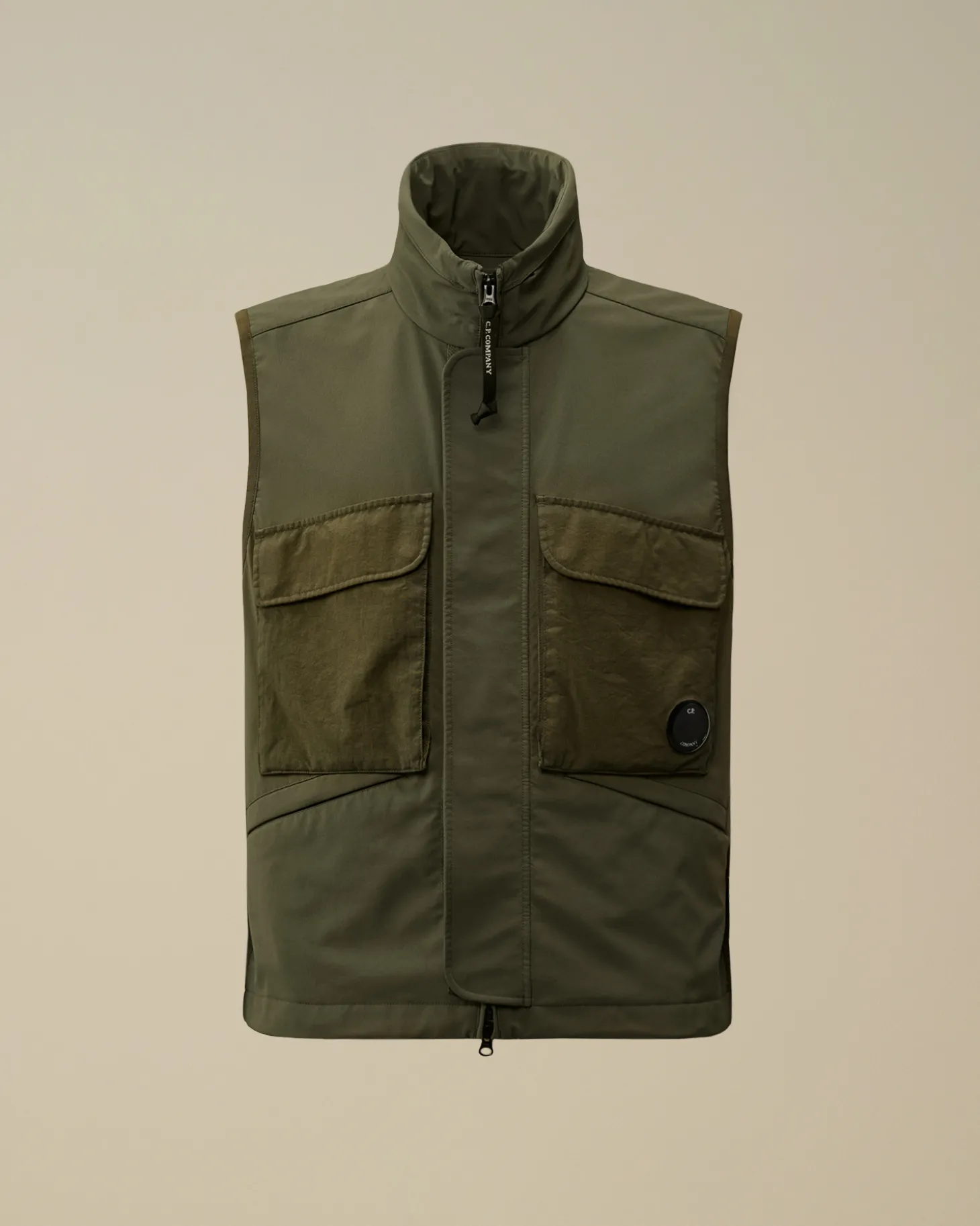 GD Shell Mixed Lens Vest<C.P. Company Best Sale