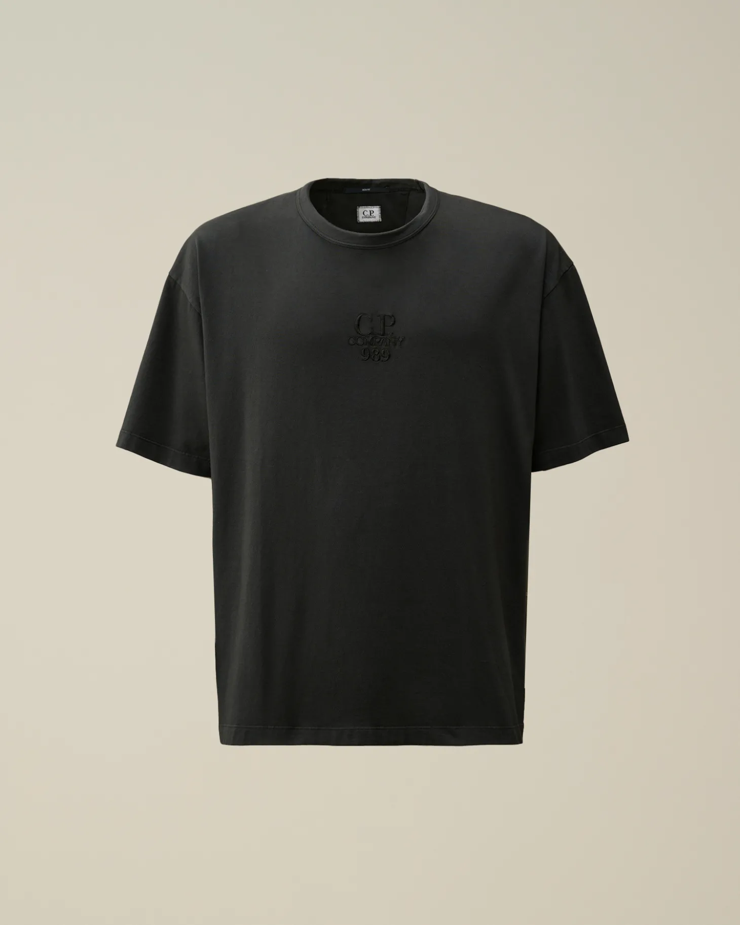 20/1 Jersey Boxy Logo T-Shirt<C.P. Company Online