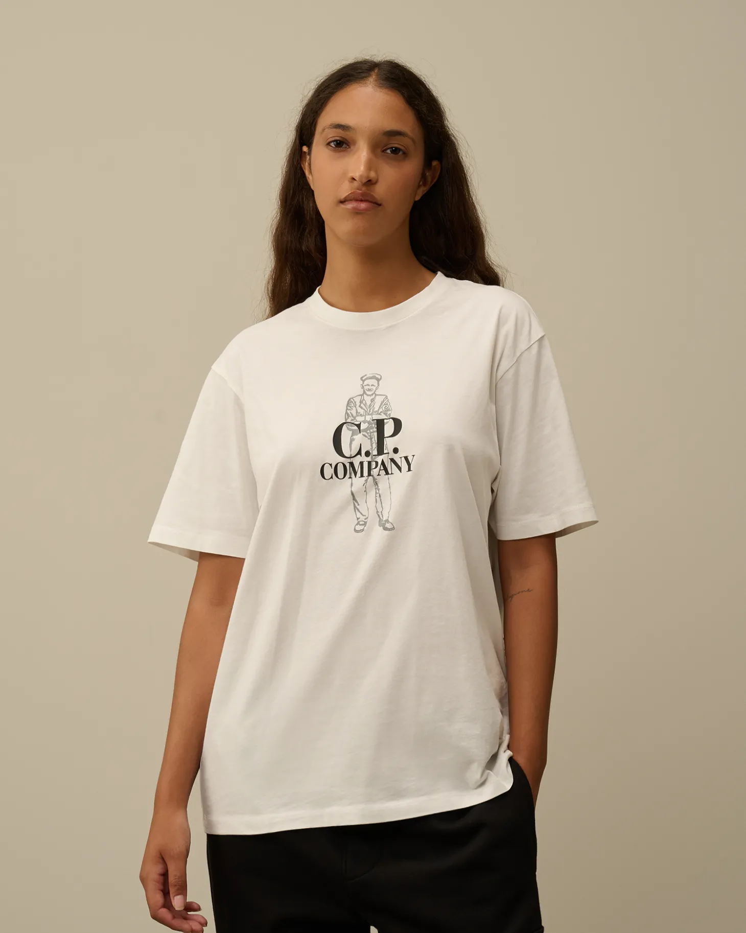 30/1 Jersey British Sailor T-Shirt<C.P. Company Discount