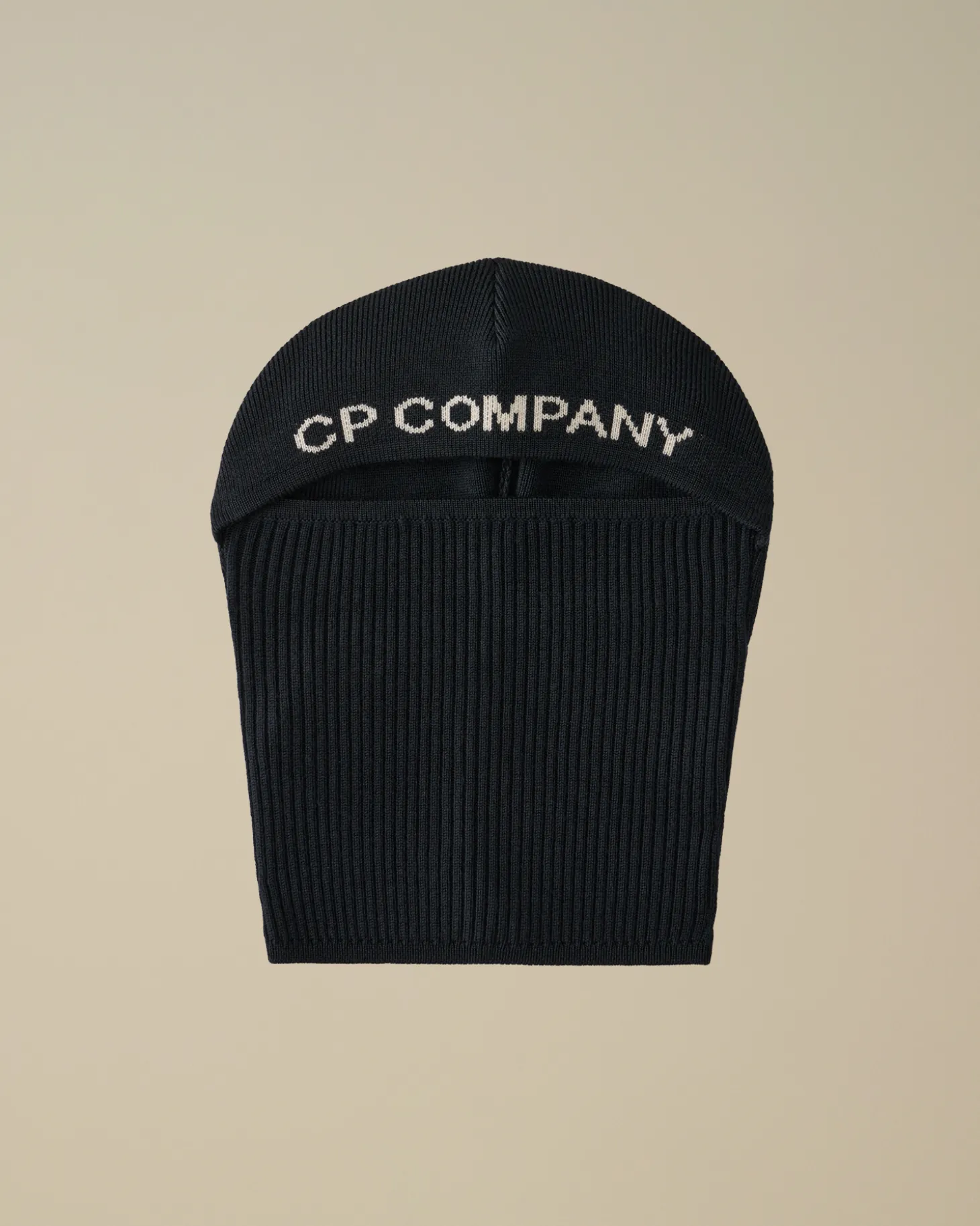 Kids Wool Knit Logo Balaclava<C.P. Company Sale