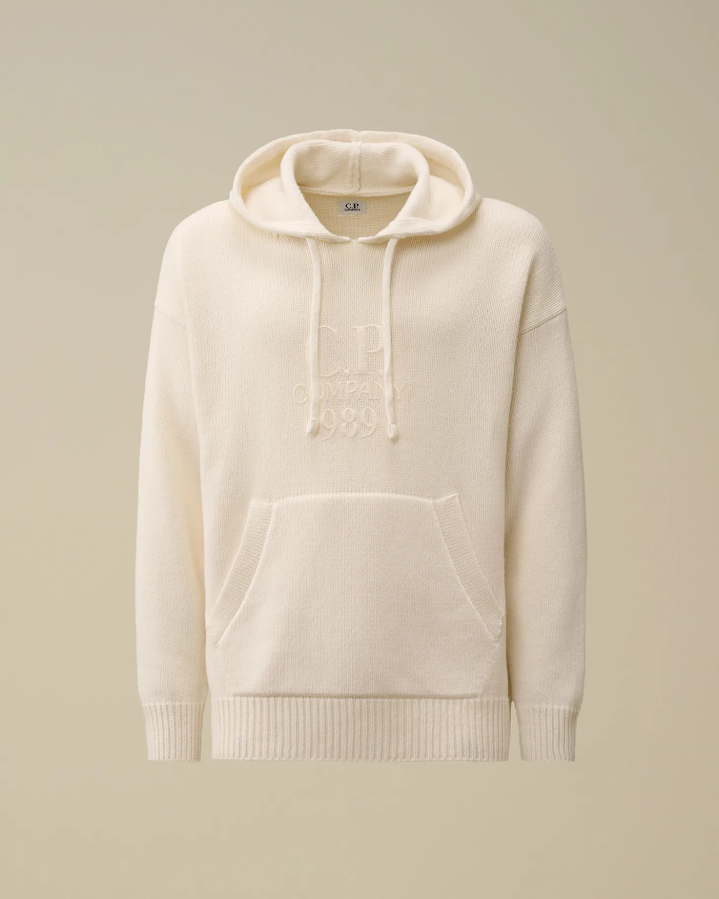 Lambswool GRS Boxy Hooded Knit<C.P. Company Outlet