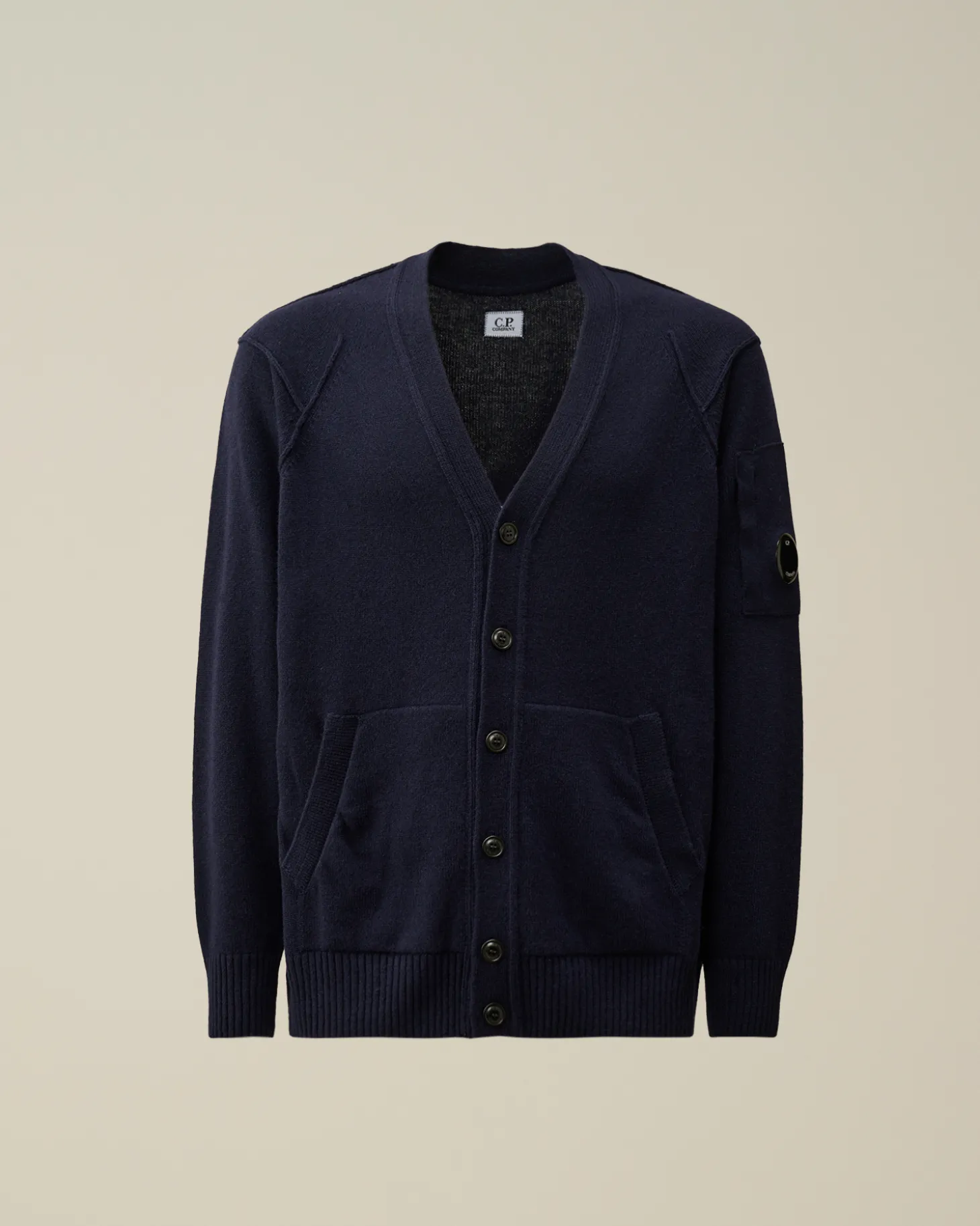 Lambswool GRS Buttoned Cardigan<C.P. Company New